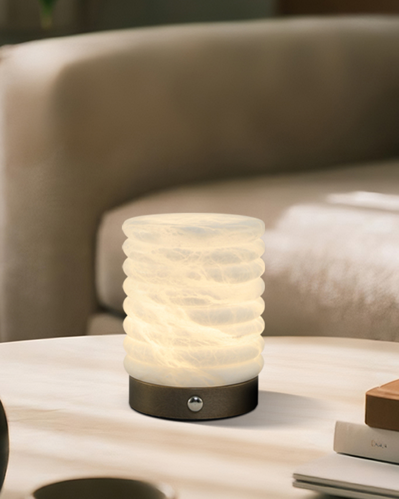 Creative desk lamp decoration, night light, girl decoration desk lamp, marble ambient light full figure