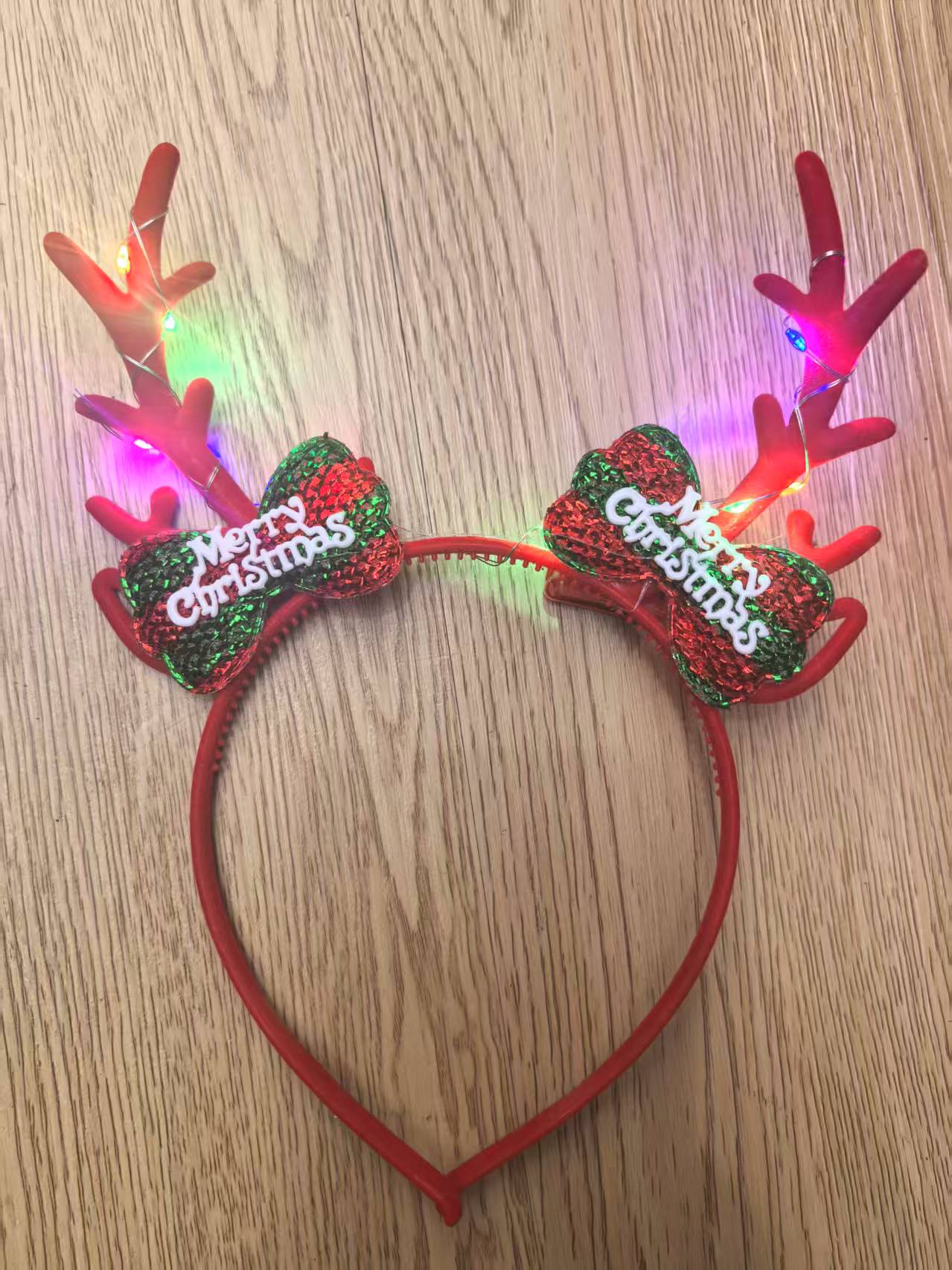 圣诞节发箍/塑料发箍/cosplay/发箍饰品/猫耳朵发箍细节图