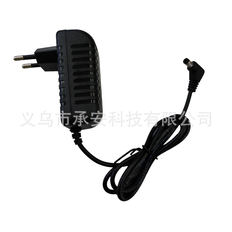 High-quality 12V1A elbow power adapter, LED light strip monitoring router, wall-mounted switching power supply, up to 12W Application Scenario