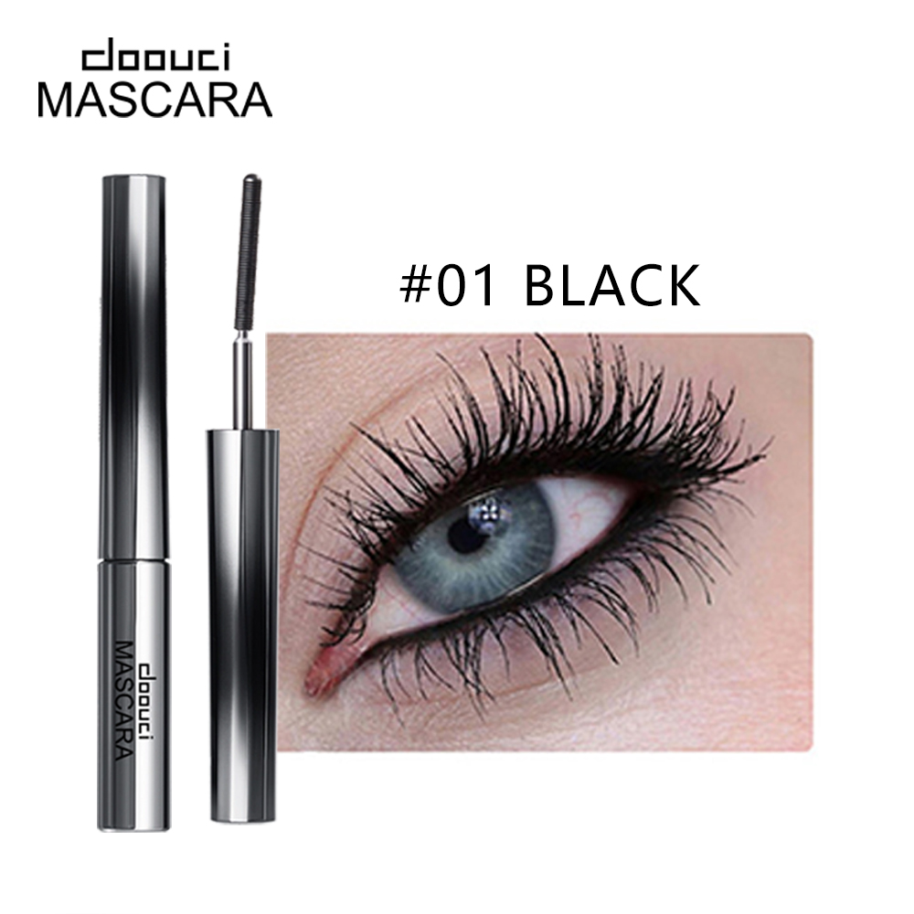 DOOUCI small tube mascara is waterproof, non-smudging, lengthening, slender, curling, thick, colorful base and styling cream, cross-border mascara Application Scenario