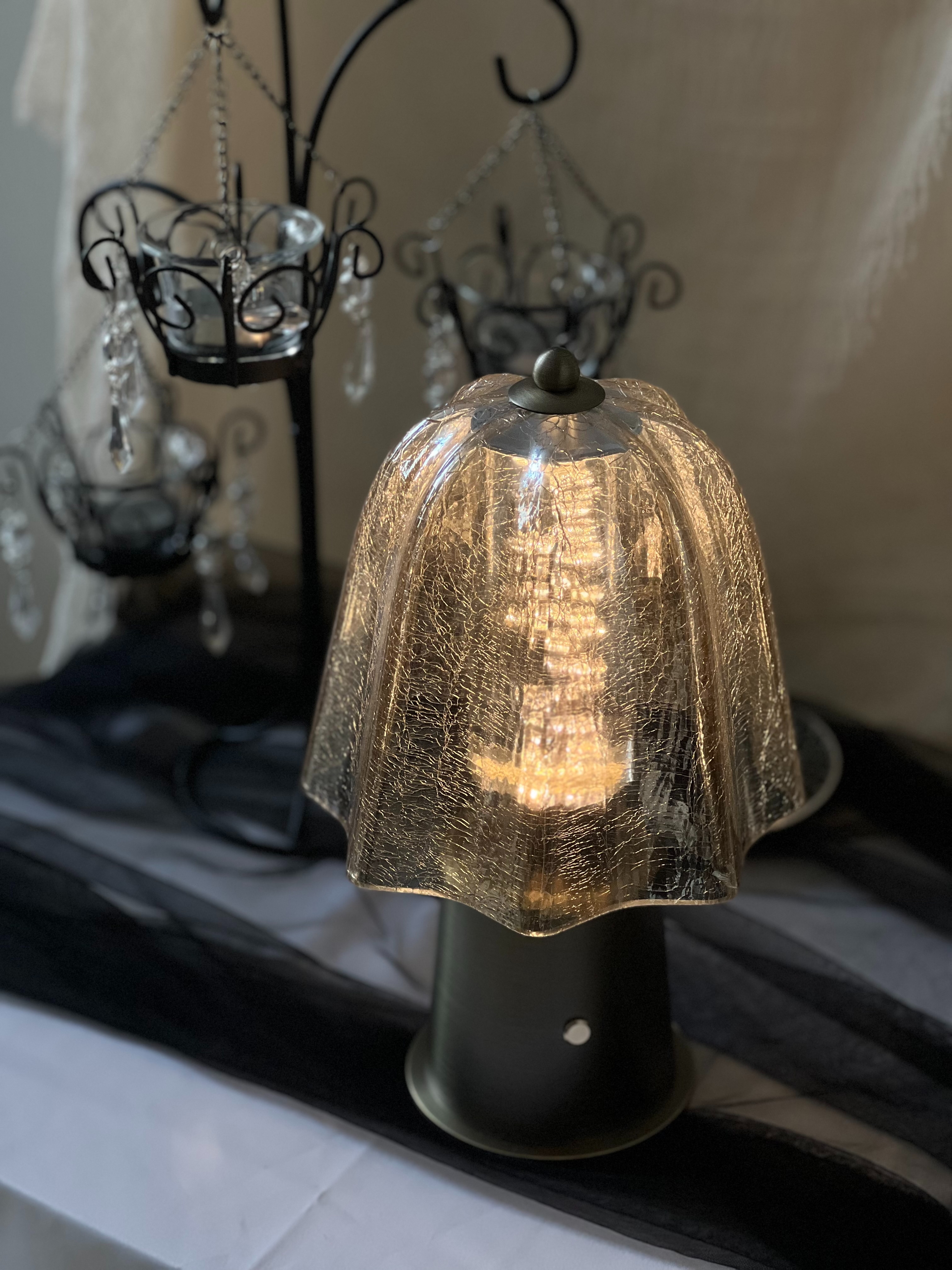 Creative table lamps, decorative items, night lights, glass ambient lights, decorative home lights full figure