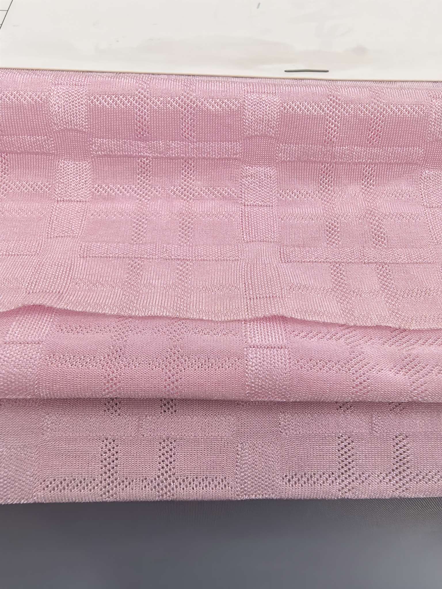 WKA90554锦纶针织密针提花面料适用于内裤罩衫面罩冰丝凉感自主创新定向开发来样定做详情图3