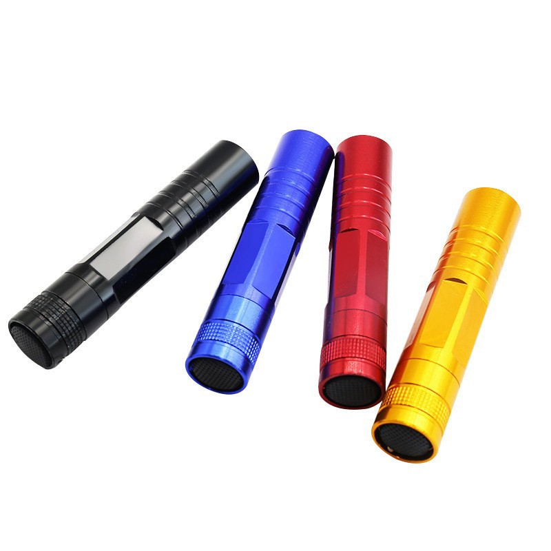 LED mini high-intensity No. 5 battery aluminum alloy household flashlight, outdoor emergency small high-intensity keychain flashlight Specification image