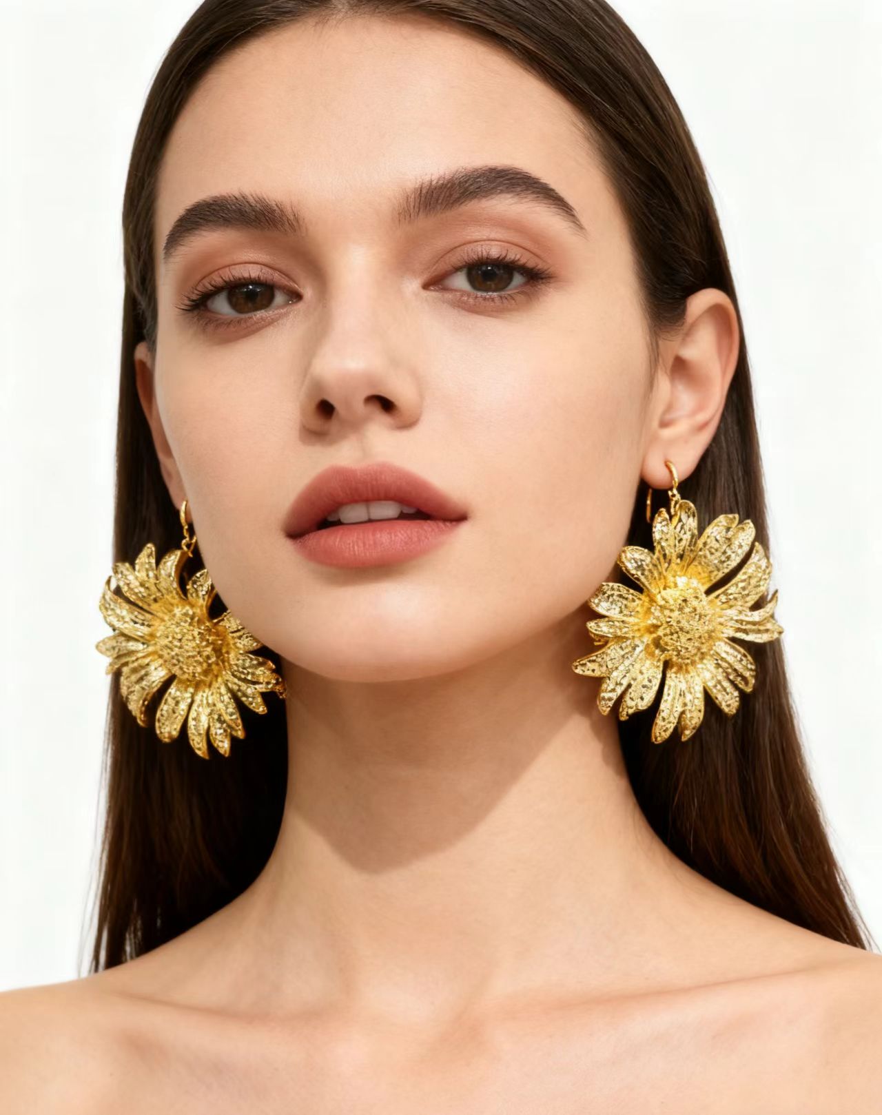 时尚烧焊锆石耳环耳饰女气质简约百搭耳钉耳坠个性耳环饰品新款