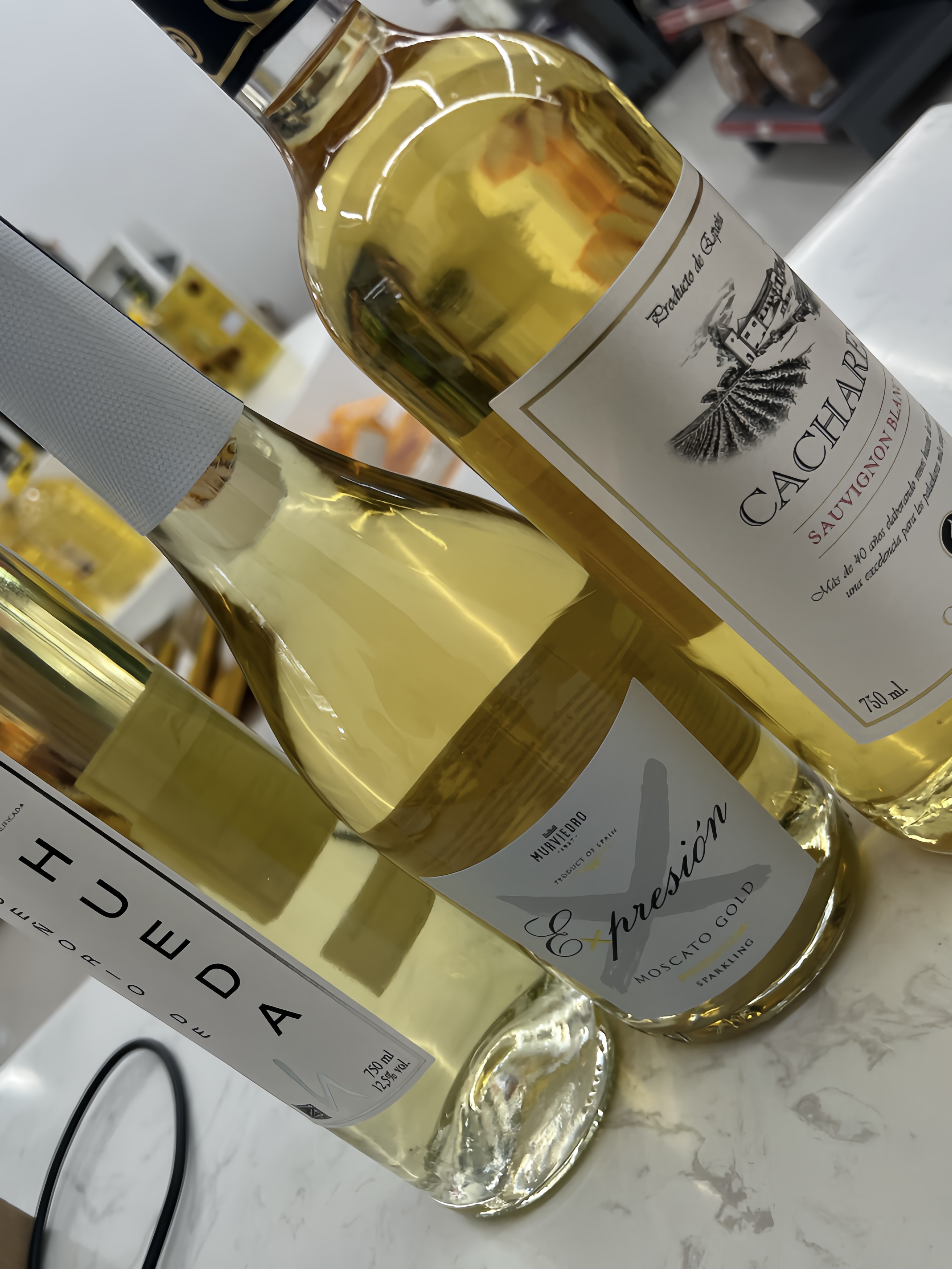 Ceuta Dry White Wine 750ml imported from Spain, Savi Dry White Wine 750ml imported from Spain, Baisheng Sparkling Wine 750ml imported from Spain