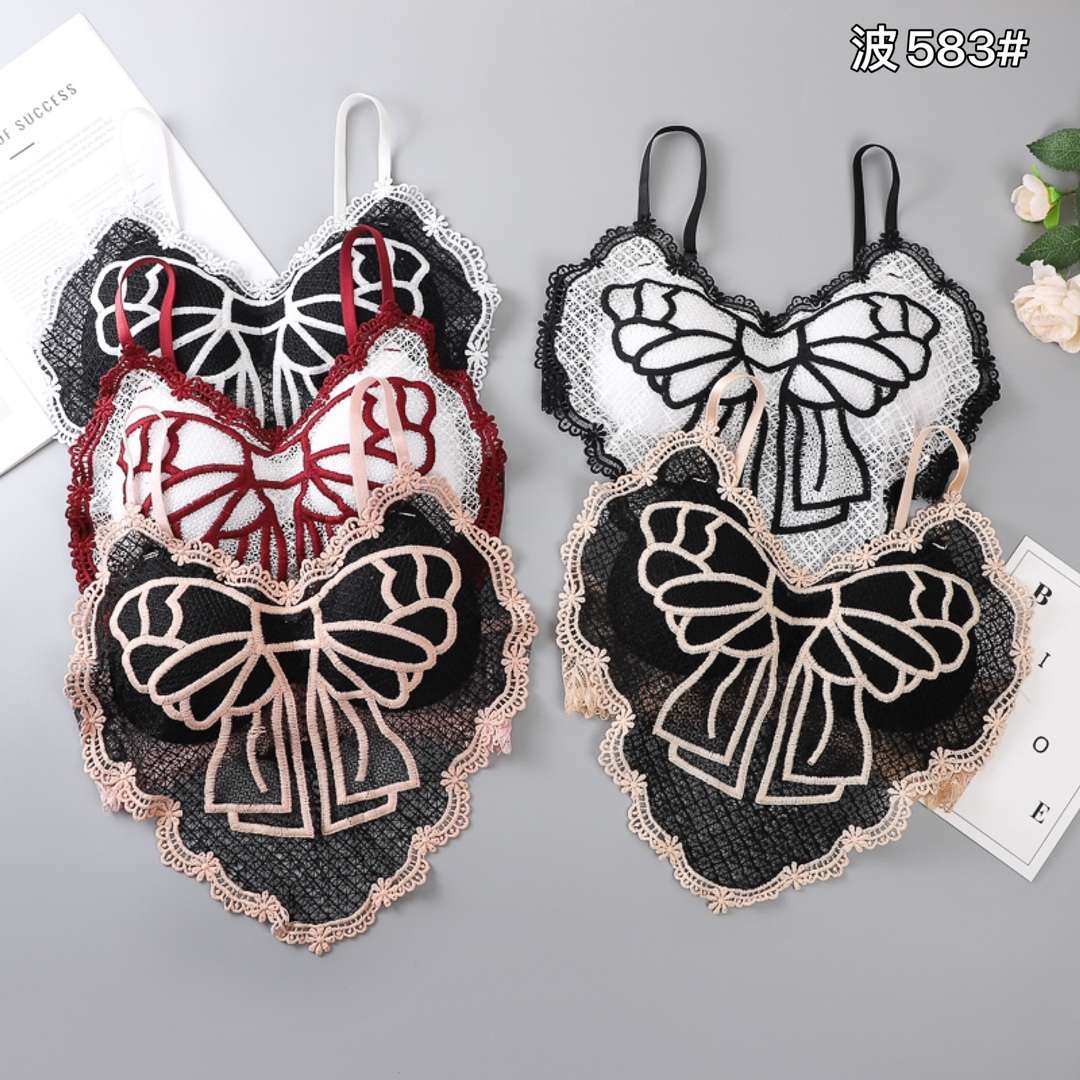 性感水溶花蕾丝美背新品/吊带背心带胸垫详情图7