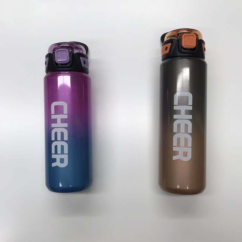 CHEER渐变色弹跳盖水杯 潮流ins风大容量运动便携杯子 多色可选详情4