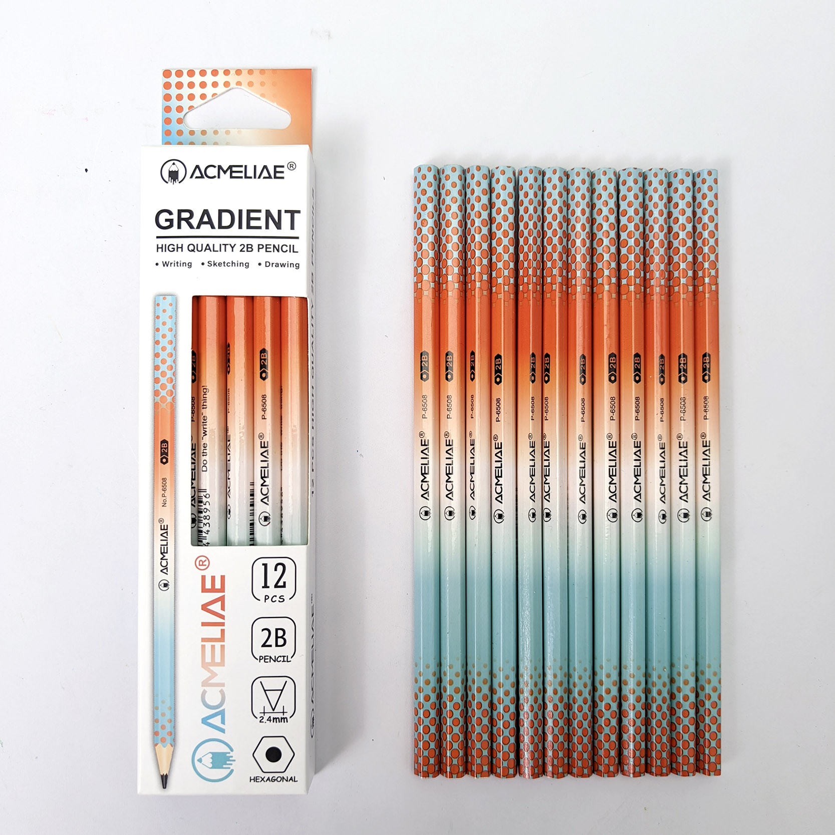 ACMELIAE P-6508 Children Writing Pencils Economic HB Pencils School Office Writing Pencil Wooden Pencils  Specification drawing