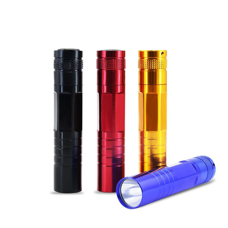LED mini high-intensity No. 5 battery aluminum alloy household flashlight, outdoor emergency small high-intensity keychain flashlight pic 4