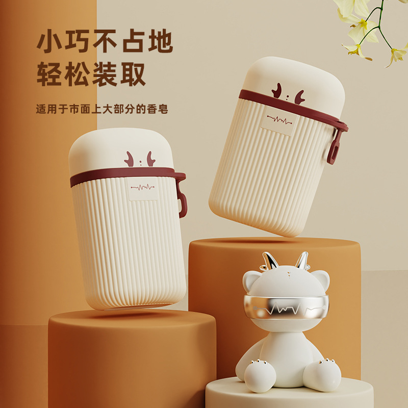 T54-TH-6212 New Domilon Travel Soap Box Double-layer Portable Soap box for business trips and travels Application Scenario