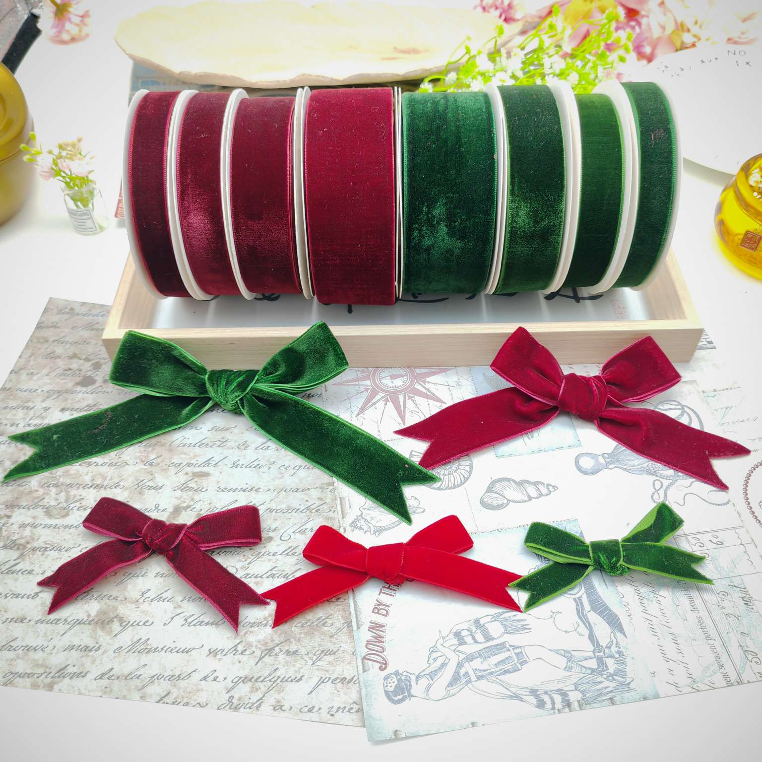 Webbing ribbon bow ribbon detail image 5