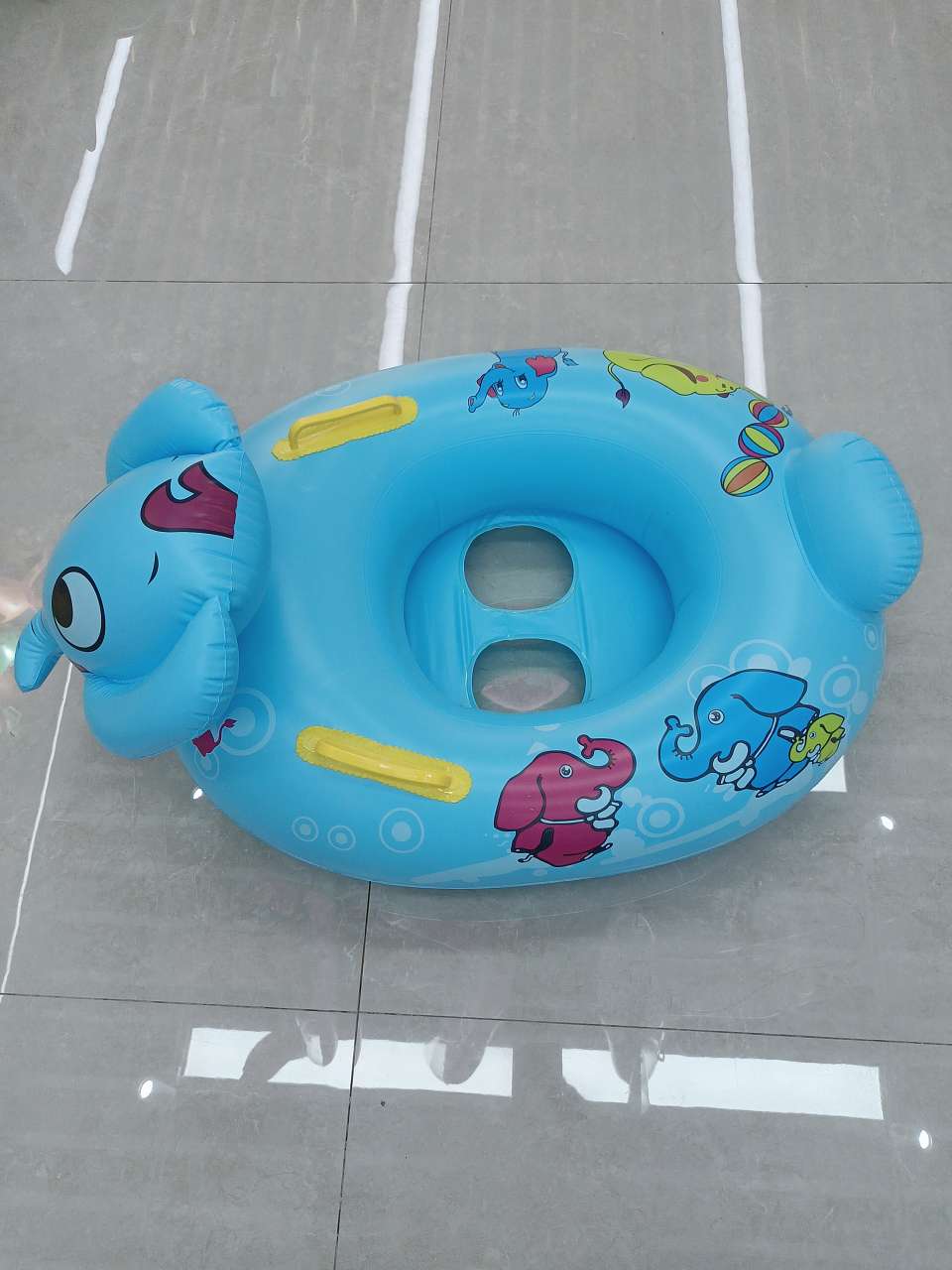 儿童充气带头艇婴幼儿玩具动物带头坐艇防侧翻坐圈详情图9