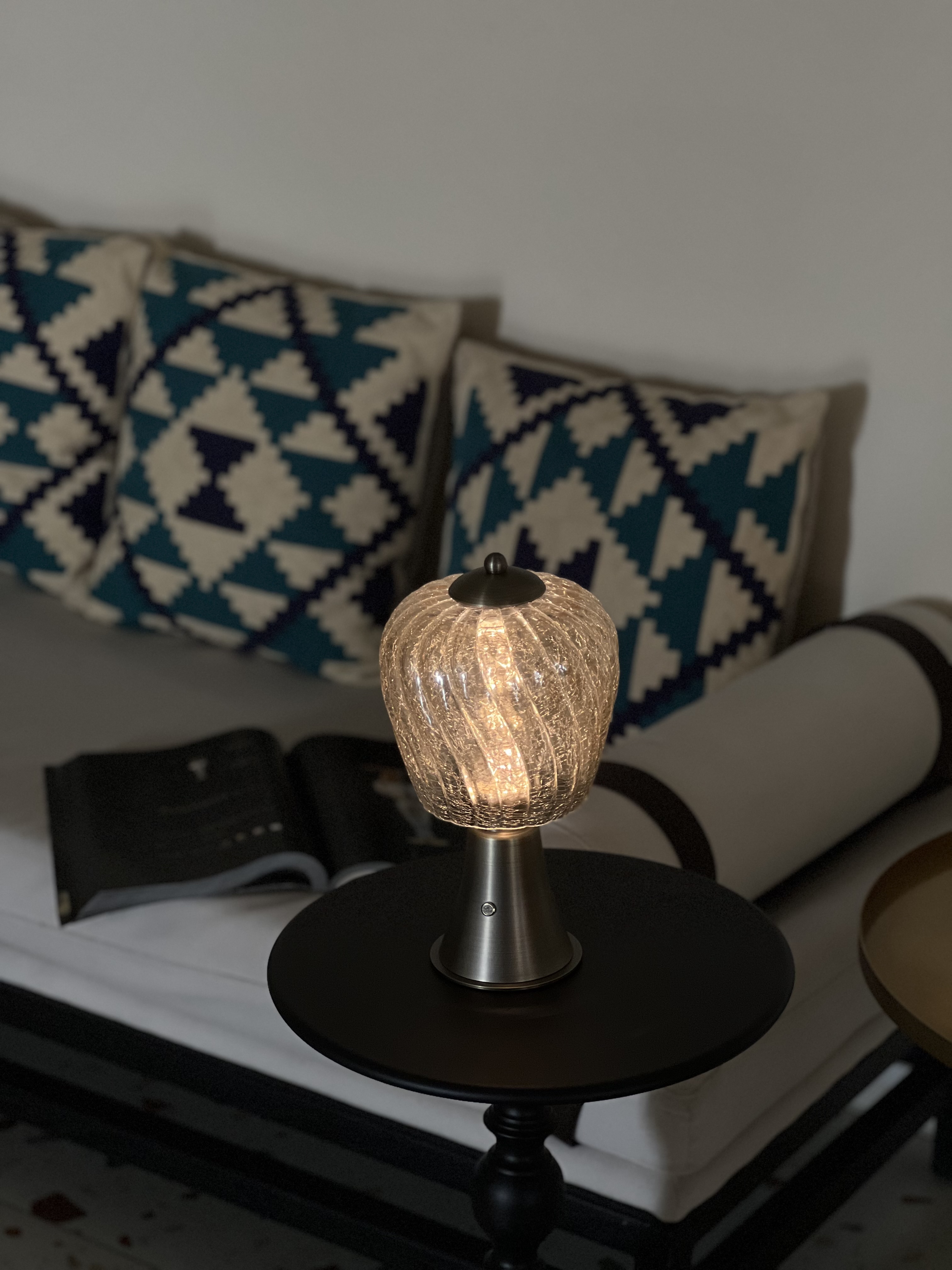 Decorative night lights, glass ambient lights, decorative home lights, creative table lamps Specification drawing