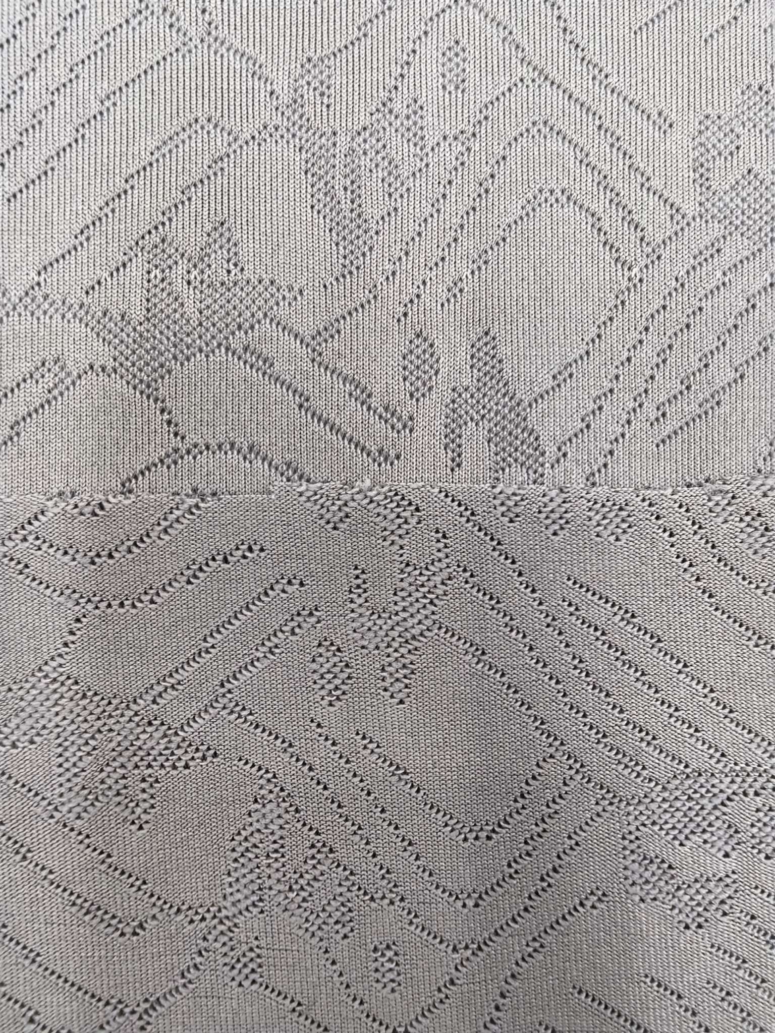 KWA90731 polyester knitted close-knit jacquard fabric with single-sided hanging surface is suitable for sports, quick-drying, soft and skin-friendly. It is independently developed and customized based on samples details Picture