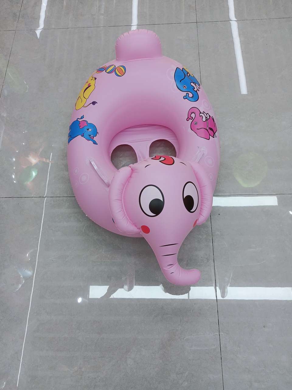 儿童充气带头艇婴幼儿玩具动物带头坐艇防侧翻坐圈详情图4