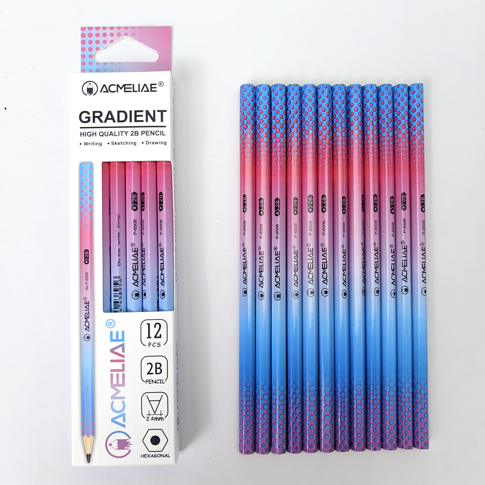 ACMELIAE P-6508 Children Writing Pencils Economic HB Pencils School Office Writing Pencil Wooden Pencils  Item Picture