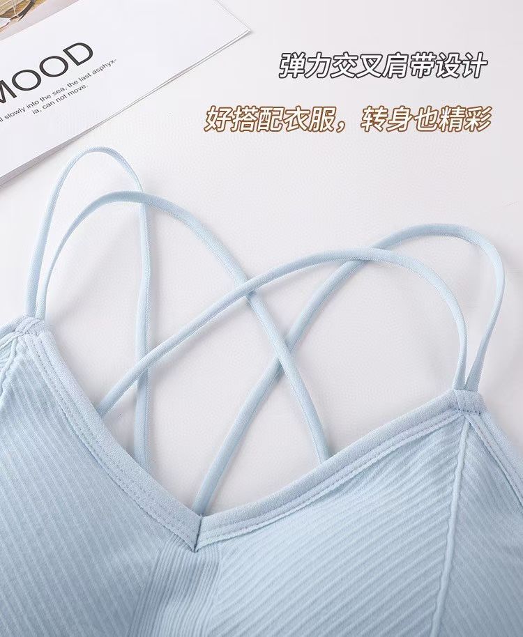 Seamless cross-halter backrest lingerie cross-border lingerie undefined