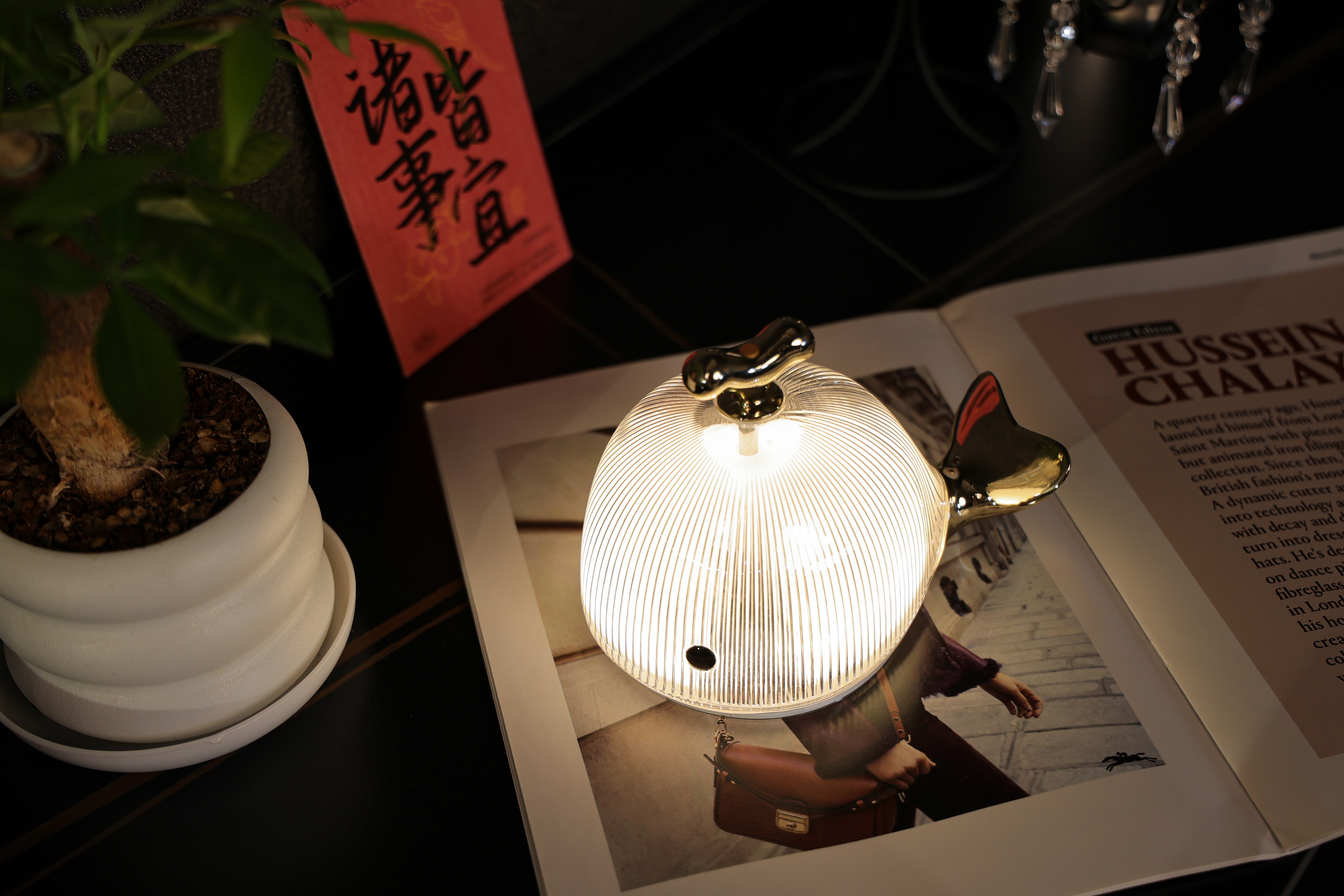 创意台灯实物图
