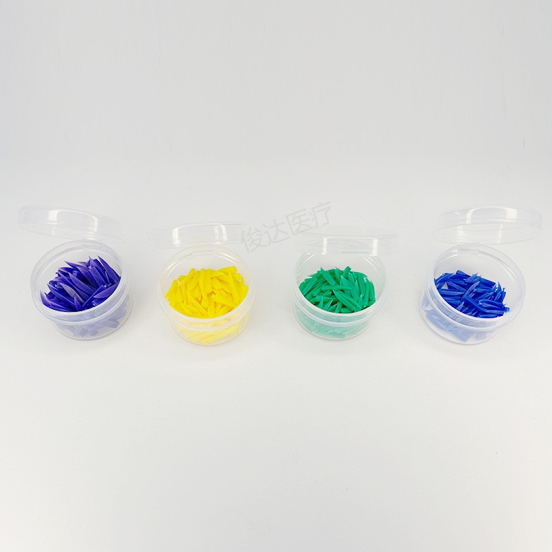 Disposable Dental Filling Tools, Fixed Interdental Wedge, Dental Wedge, Dental Perforated Plastic Interdental Wedge, Medical Consumables Item Picture