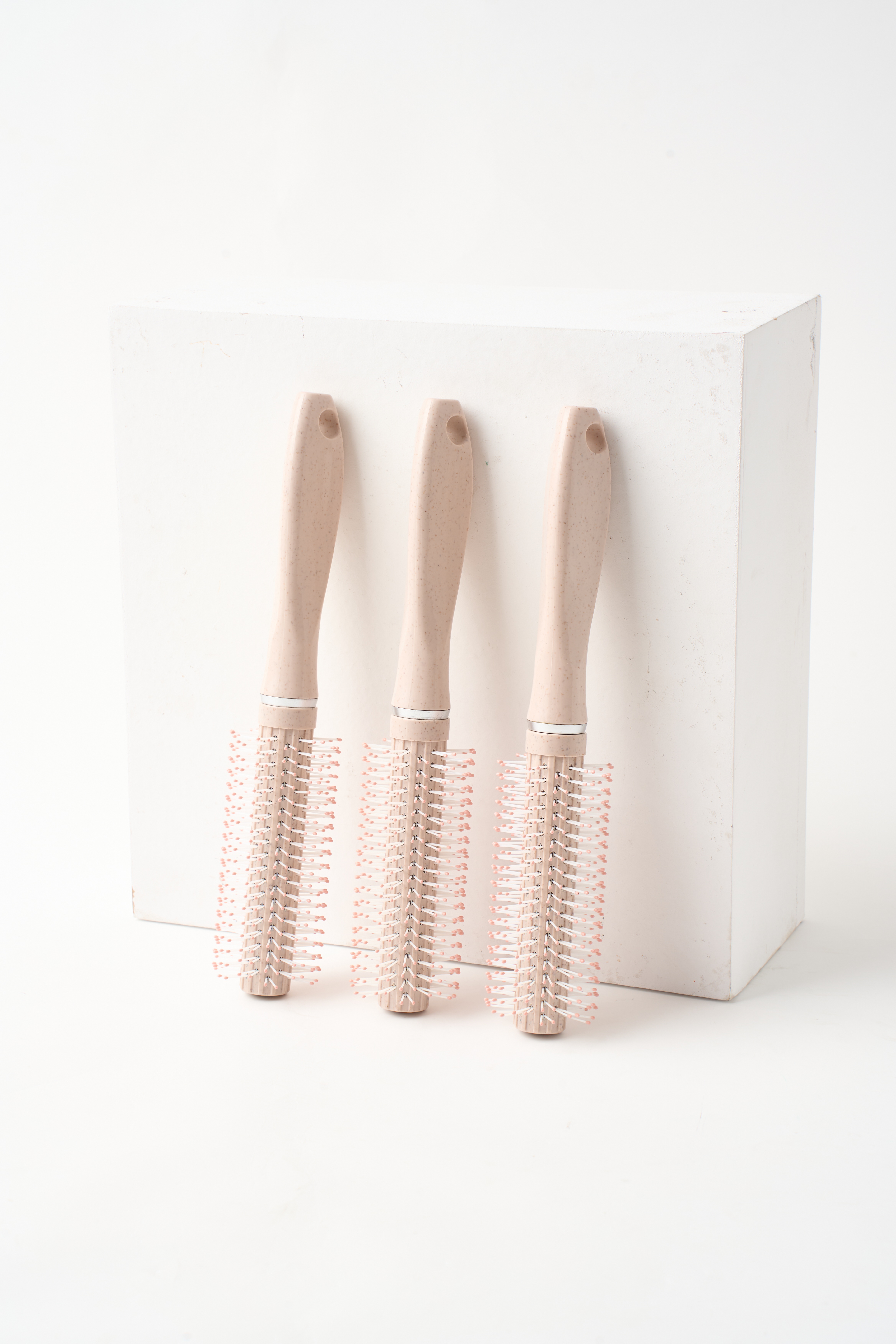 2026慧琳新品麦秸秆材质时尚卷发梳干湿俩用美发蓬松梳手持式防静电的顺发梳便于携带的旅行美发工具送给朋友或者家人的礼物 