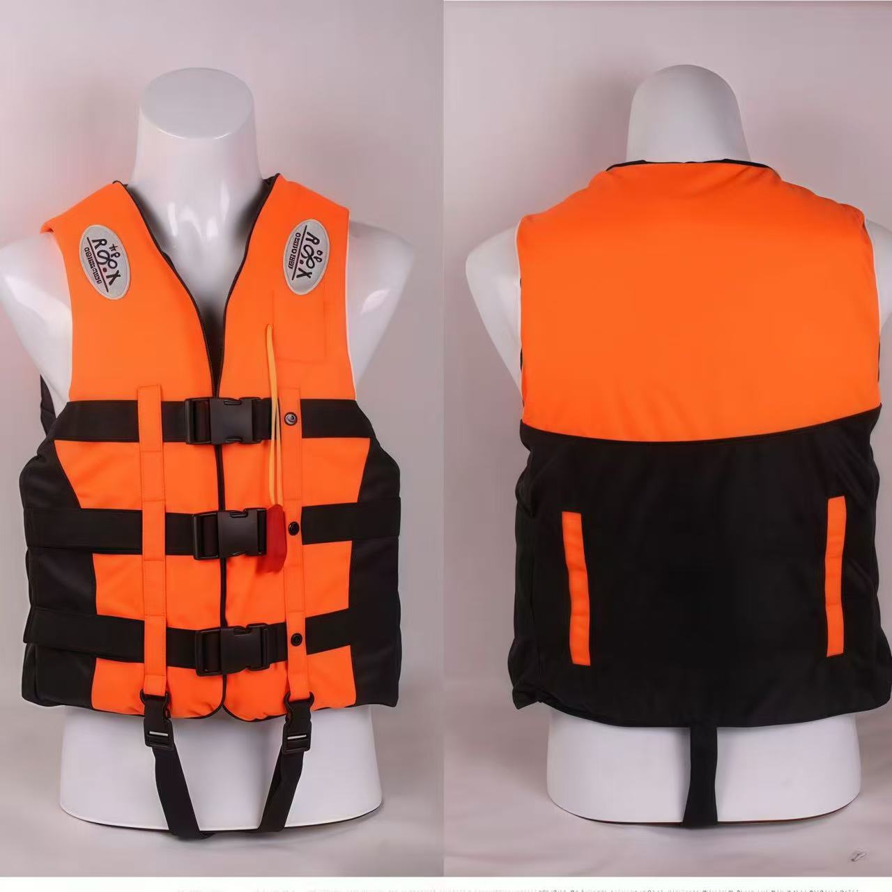救生衣大浮力成人儿童专业防汛游泳浮潜装备钓鱼船用浮力背心马甲