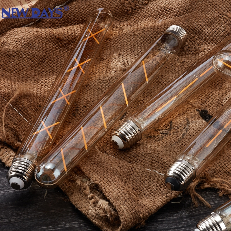 NEWDAYS brand cross-border new T30 transparent filament lamp, E27 commonly used screw-type retro American energy-saving bulb, energy-saving high-brightness, ultra-long battery life, limited-time discount bulb Specification image