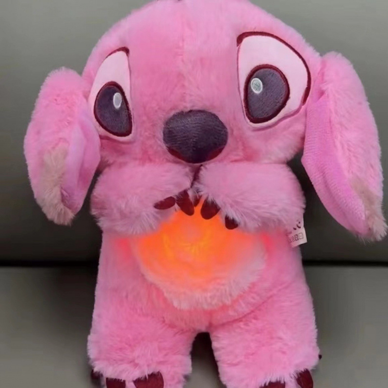 Cross-border breathing Teddy soothing plush toy baby sleep doll gift Breathe 30cm detail image 4