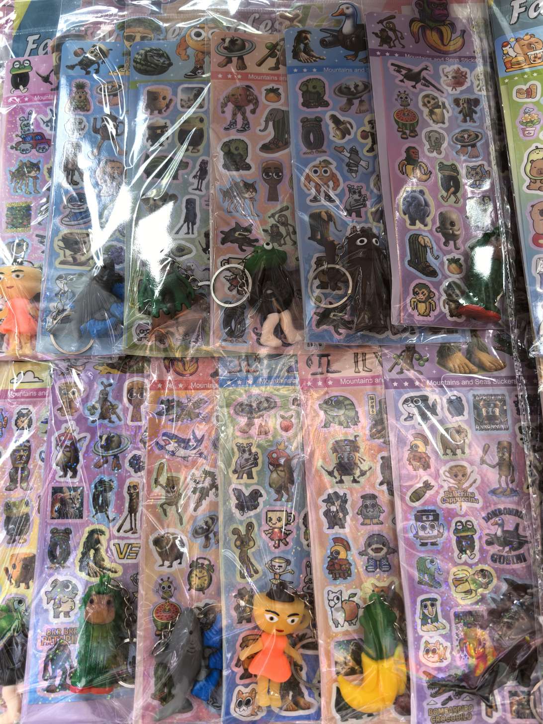 益智玩具休闲咕卡贴纸公仔钥匙扣详情图4