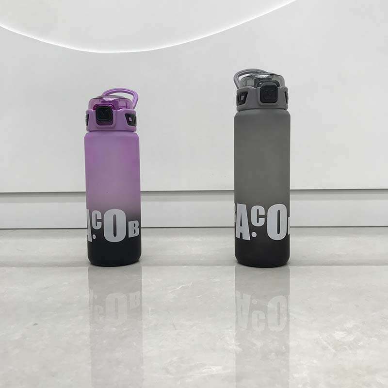 RACO磨砂渐变色弹跳盖水杯 潮流个性大容量便携运动杯 多色时尚杯子详情4