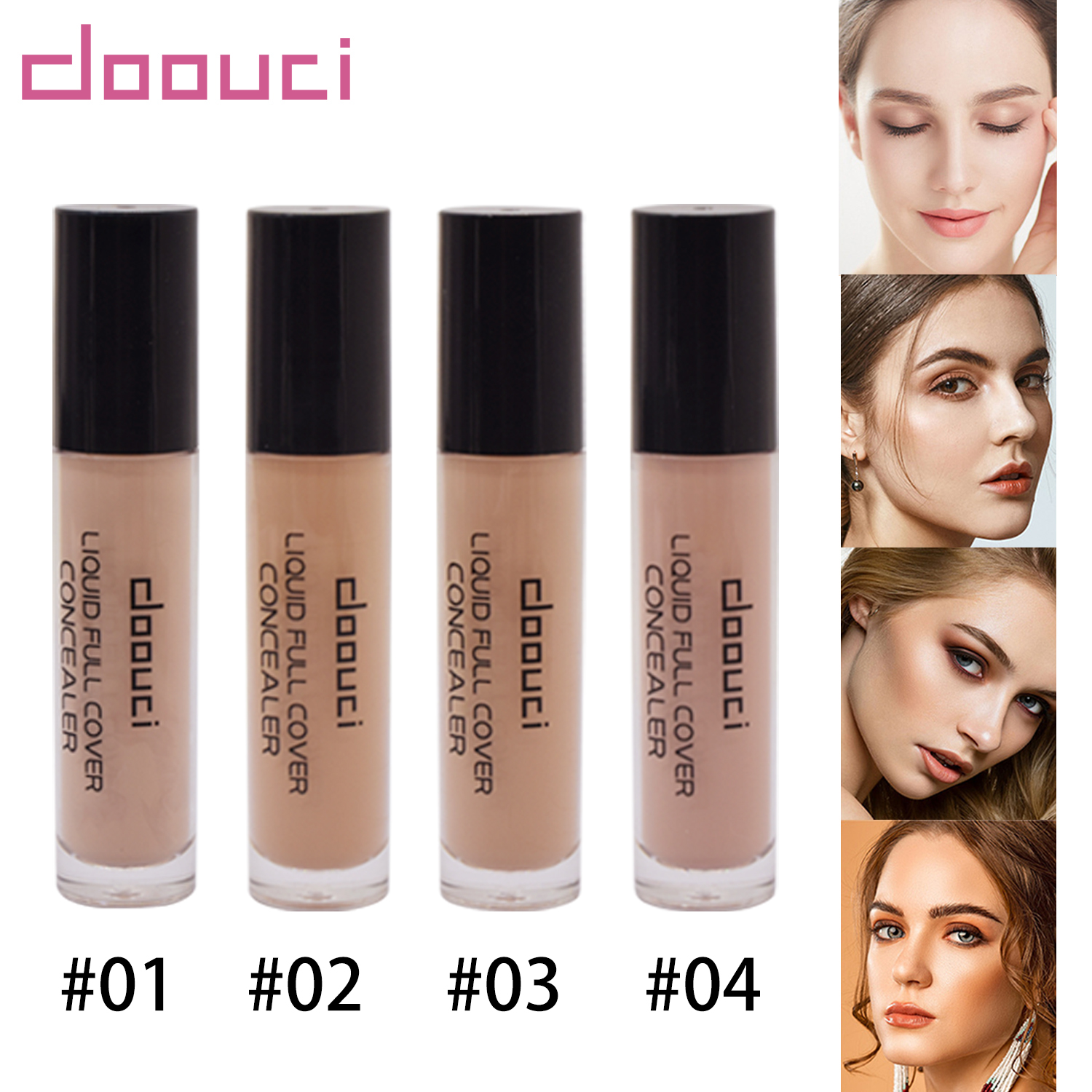 Cross-border burst DOOUCI concealer waterproof eye concealer empalme hidratante OEM/ODM maquillaje personalizado fábrica de cosméticos concealer custom concealer details Picture