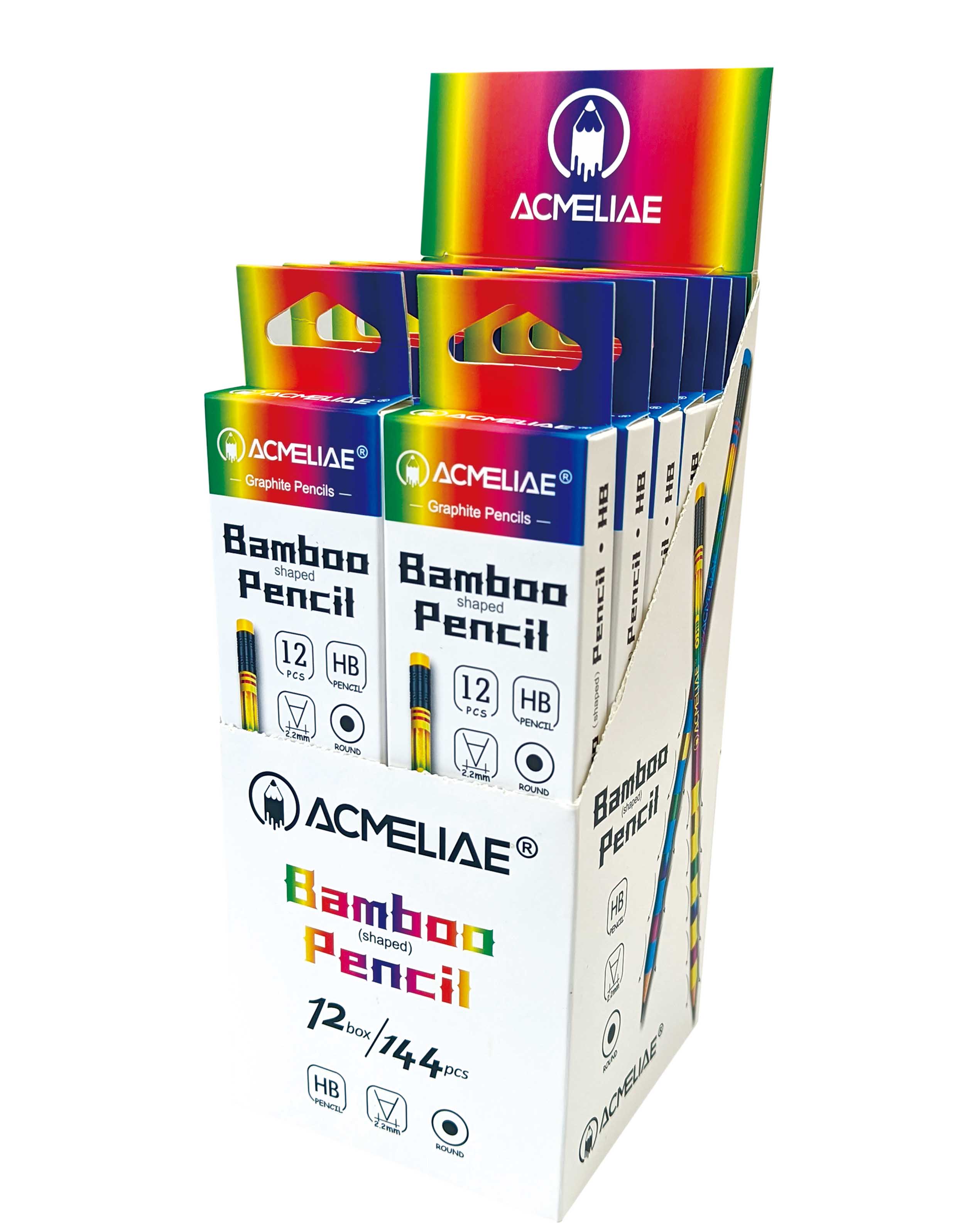 ACMELIAE P-6525 12pcs Bamboo HB Pencil Writing Pencil Application Scenario