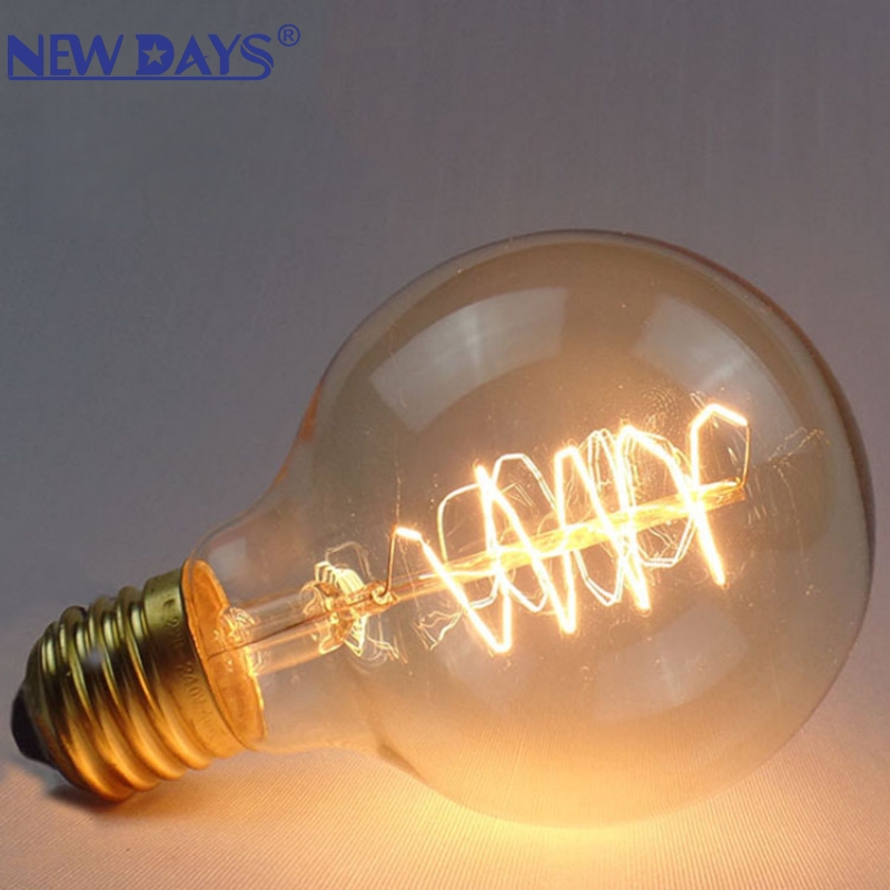 NEWDAYS brand cross-border new G95, G125, G150 brown filament lamps, E27 commonly used screw-type retro energy-saving bulbs, energy-saving high-brightness, ultra-long battery life, limited-time discount bulbs
