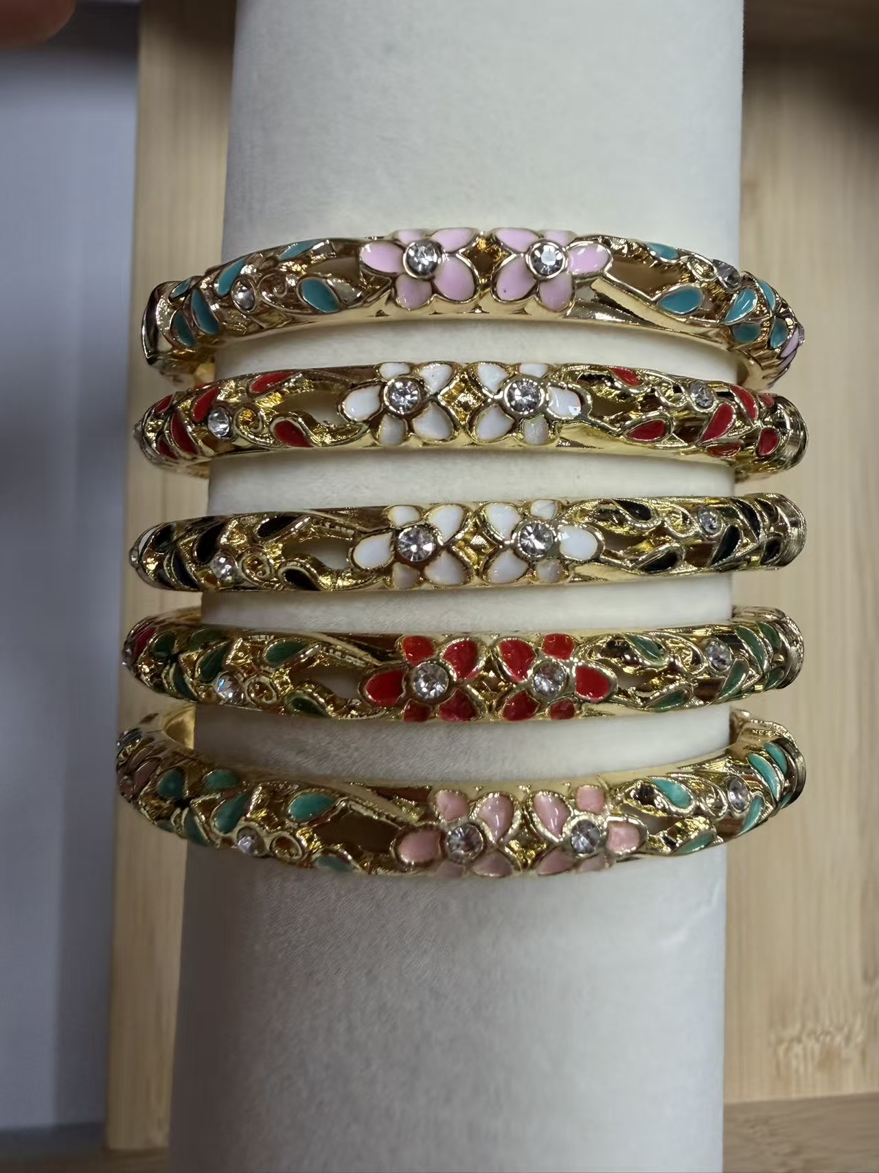 欧美风流行夸张滴油彩色春夏手镯跨境夸张电商首饰手链饰品详情图2