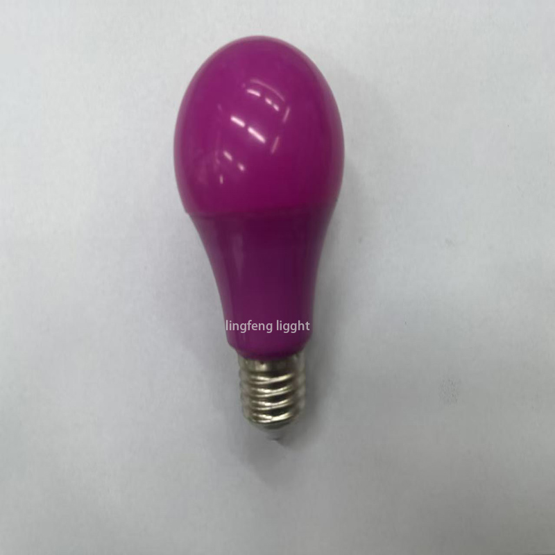 LED bulbs, plastic-coated aluminum bulbs, household energy-saving bulbs, indoor lighting, screw-joint constant current 5w, 7w, festival color lights details Picture