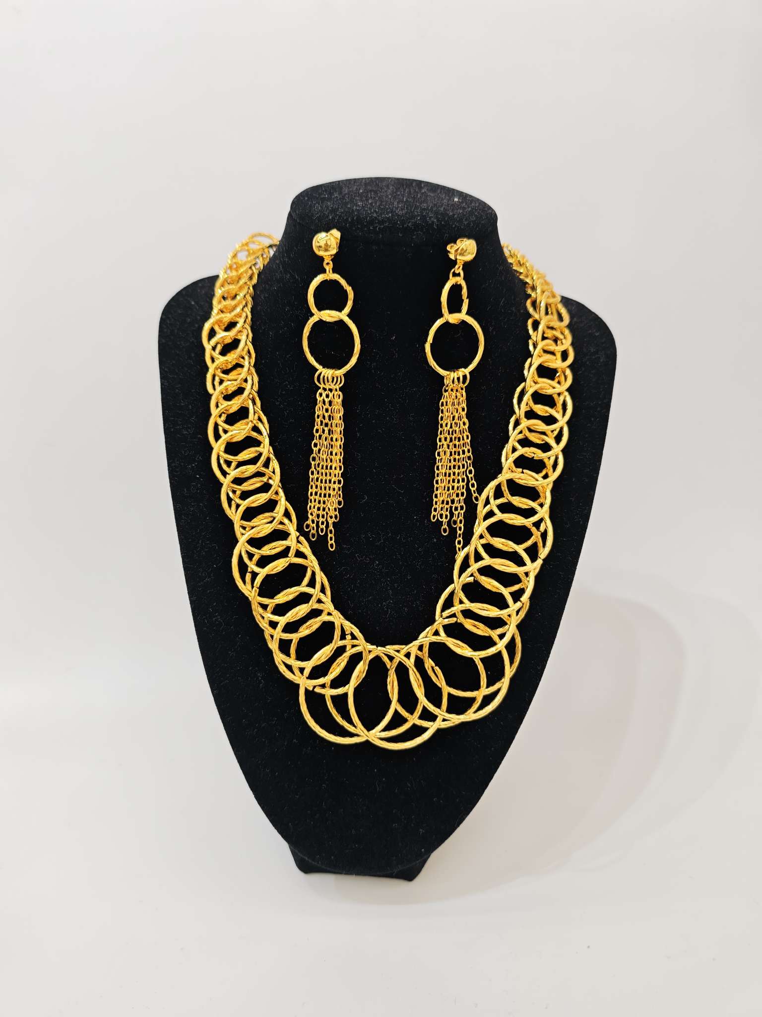 金色时尚K金配饰多款多色简约百搭潮流首饰品女男情侣款轻奢款新款热卖