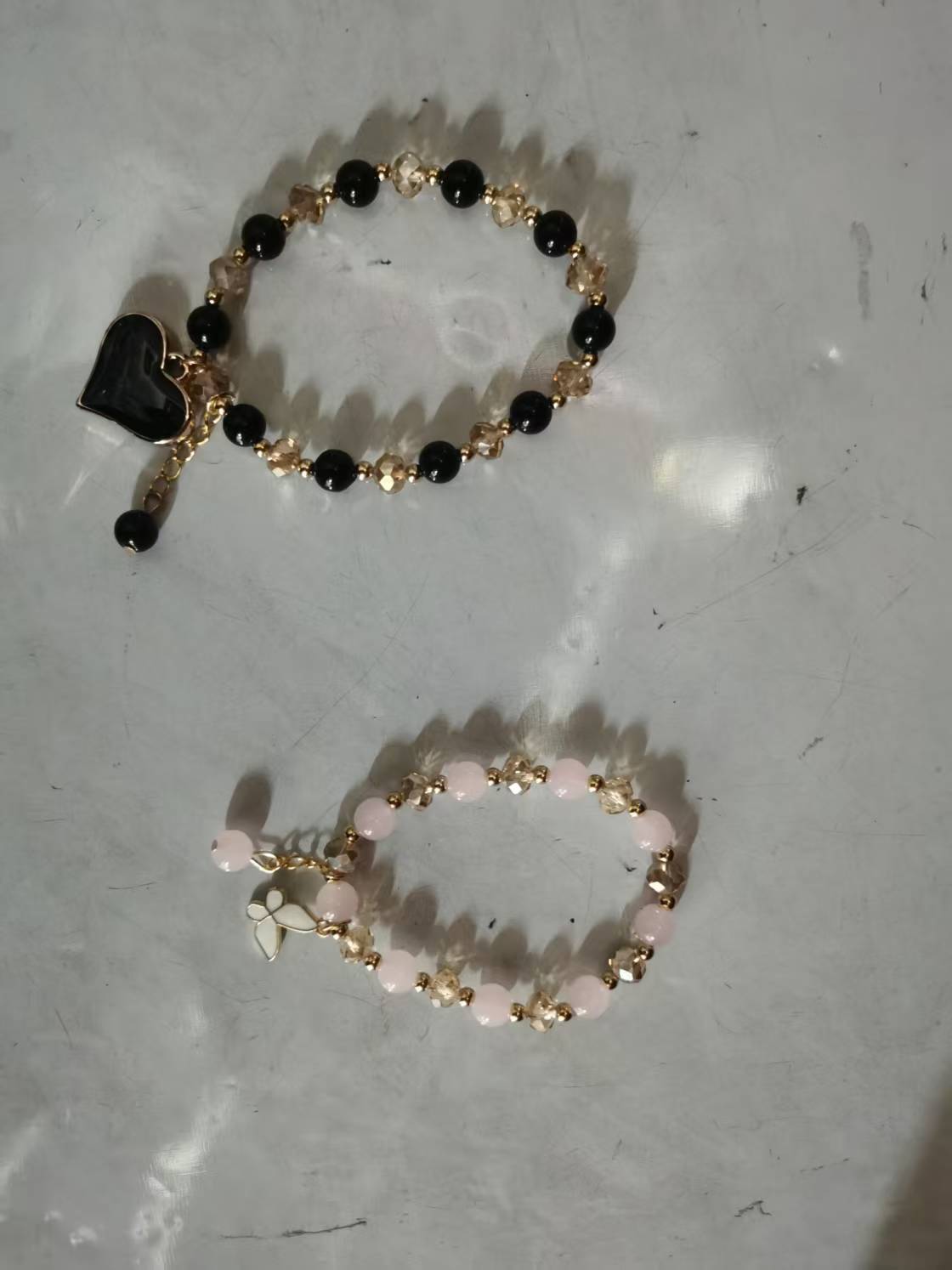 水晶锆石琉璃手链手饰女款时尚简约手串饰品百搭送礼品