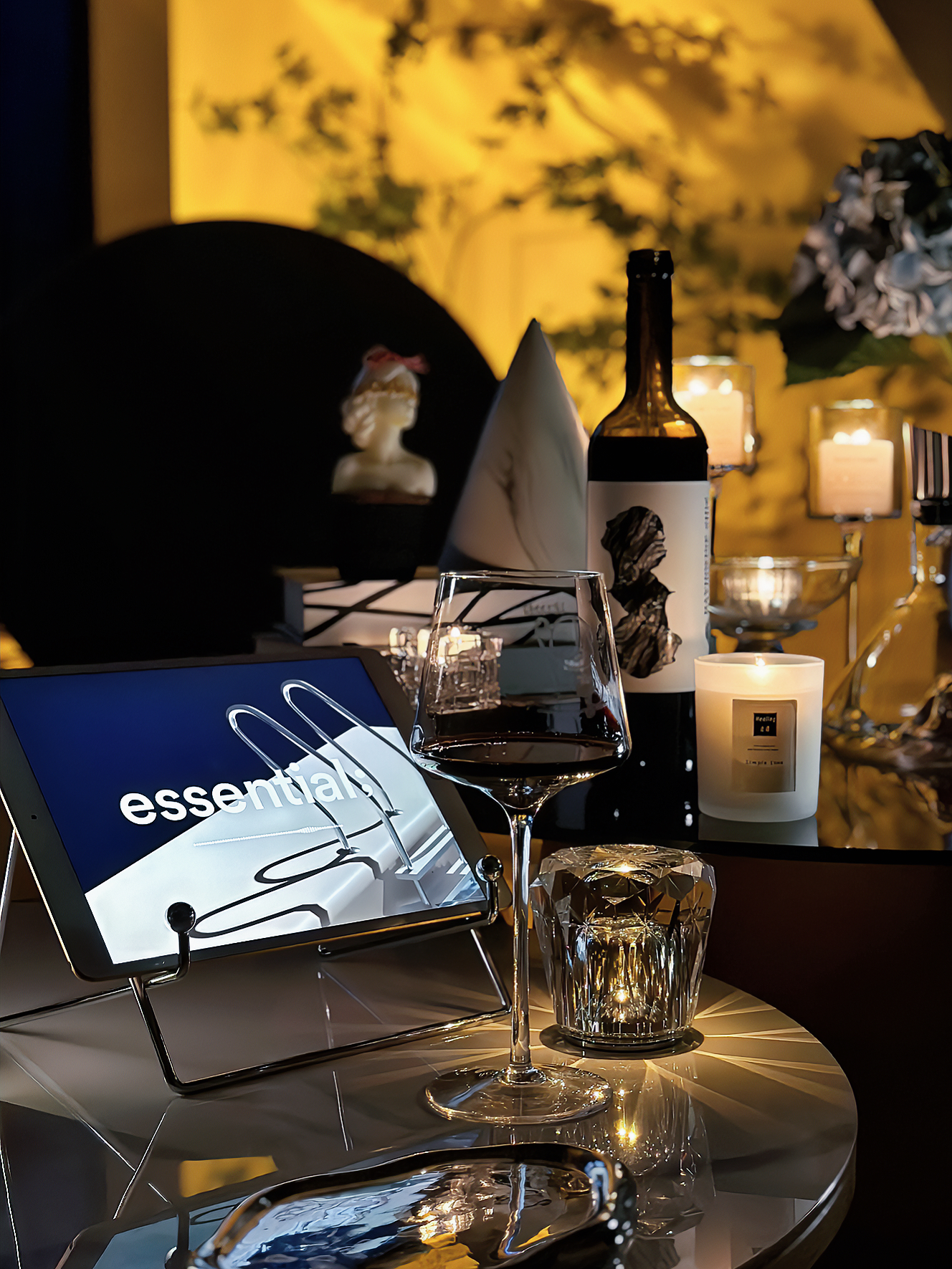 Creative table lamps, home decorative lamps, ornaments, crystal ambient lamps, creative table lamps, night lights Specification drawing