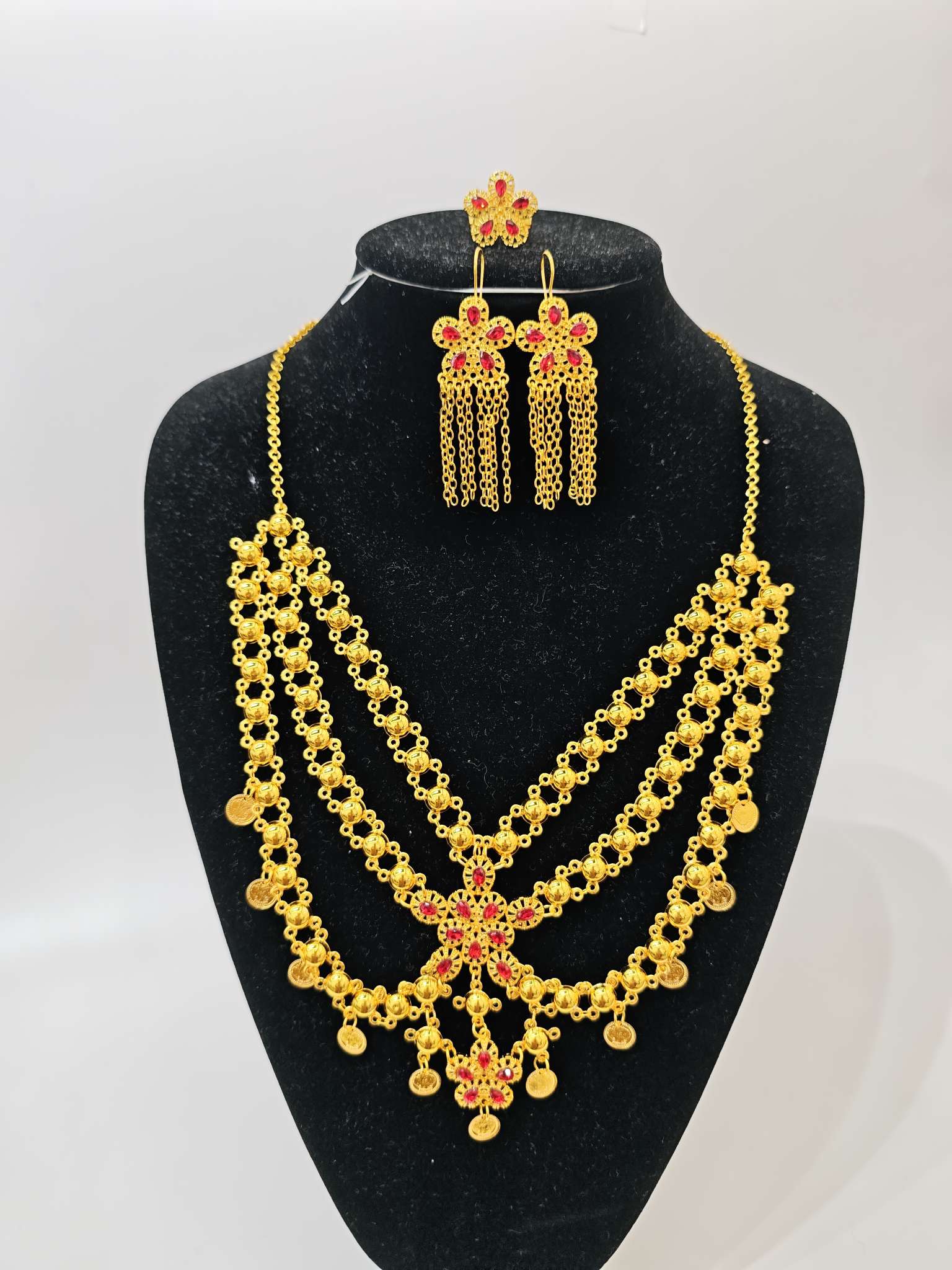 黄金投资饰品项链黄金首饰金条金块收藏品黄金其他饰品多款可选