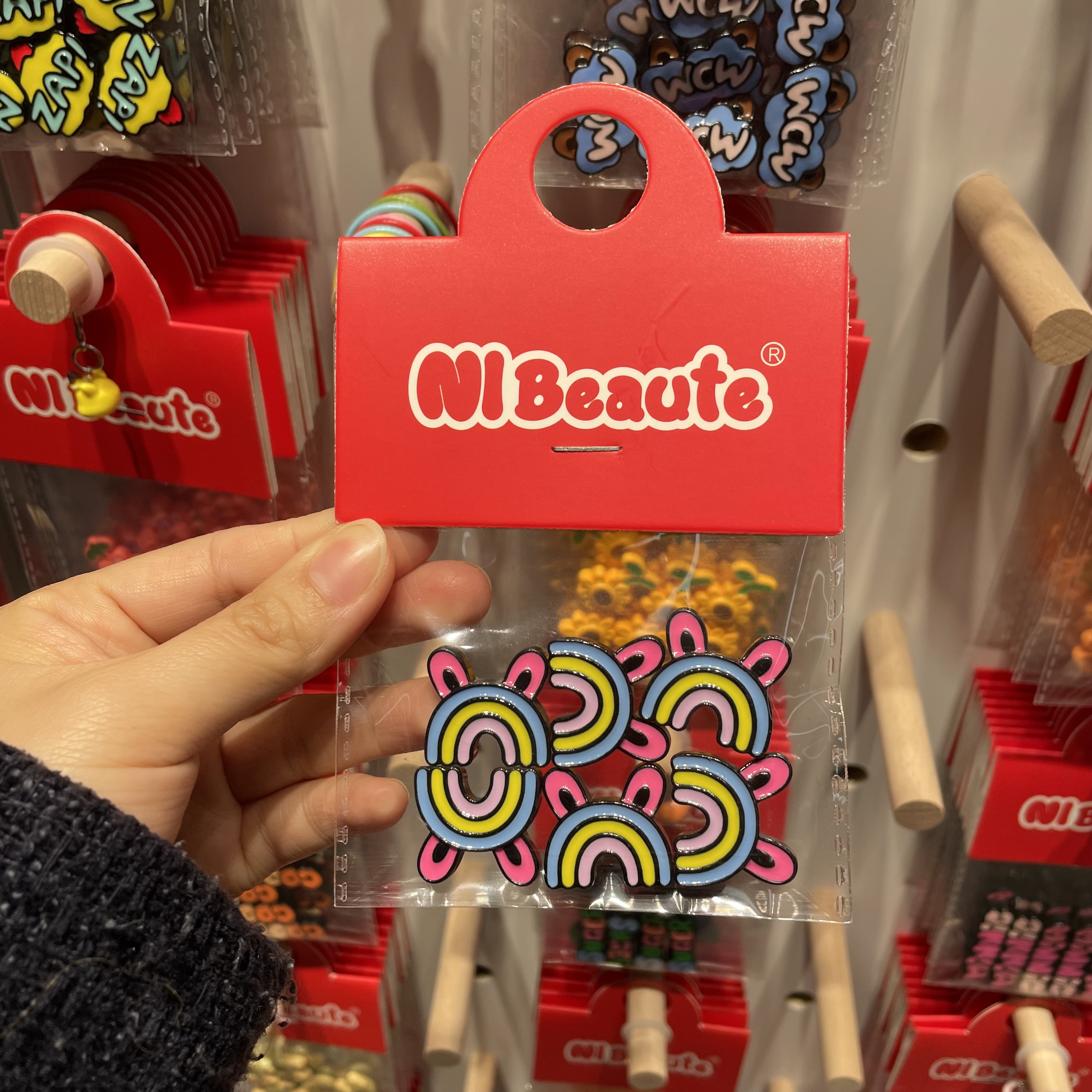 NIBeaute彩色兔耳彩虹～创意潮流玩具DIY套装