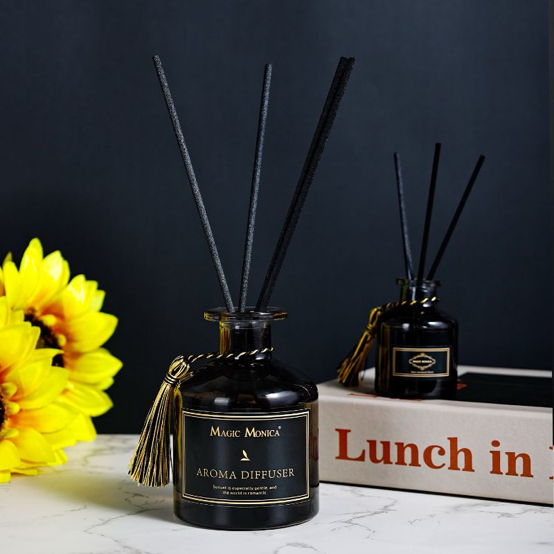 50ml无火藤条香薰｜花卉装饰香氛 · 长效扩香｜卧室客厅卫浴通用空气清新香薰