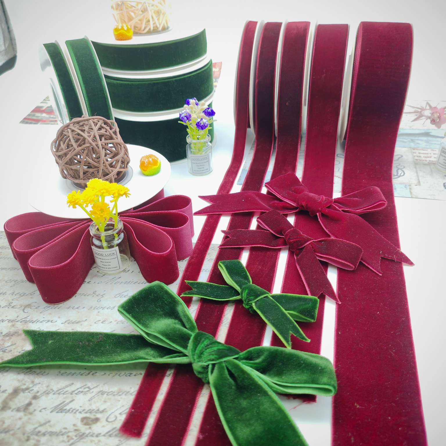 Webbing ribbon bow ribbon detail image 4