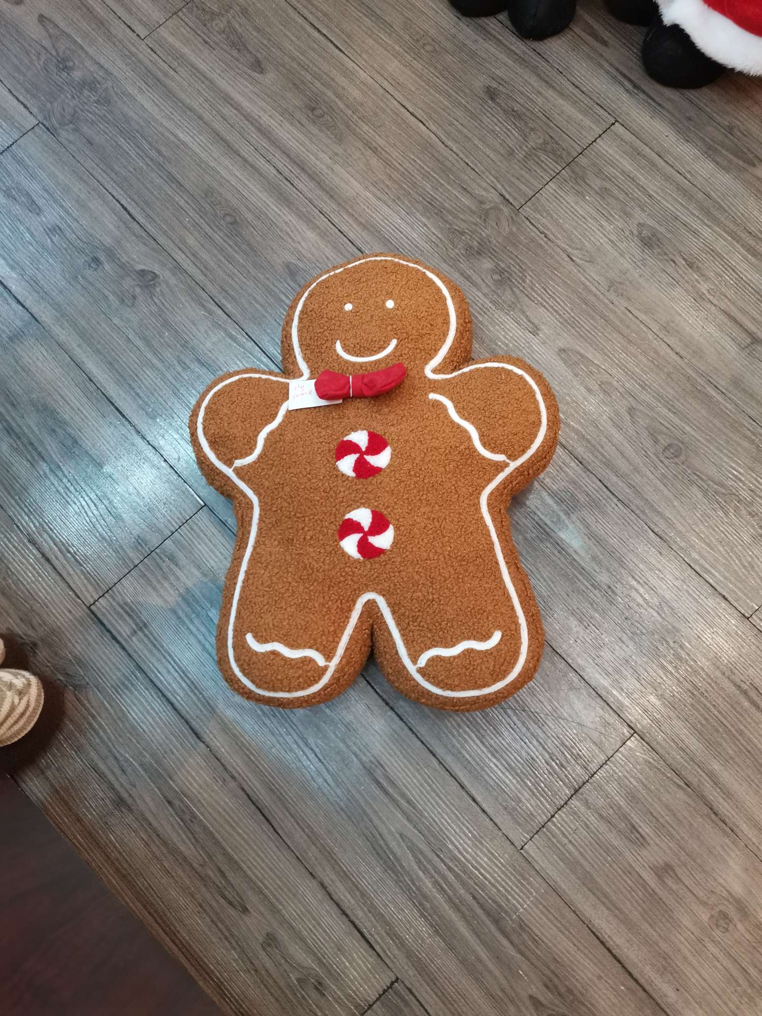 01227姜饼人圣诞抱枕，靠枕，适用于各种场合