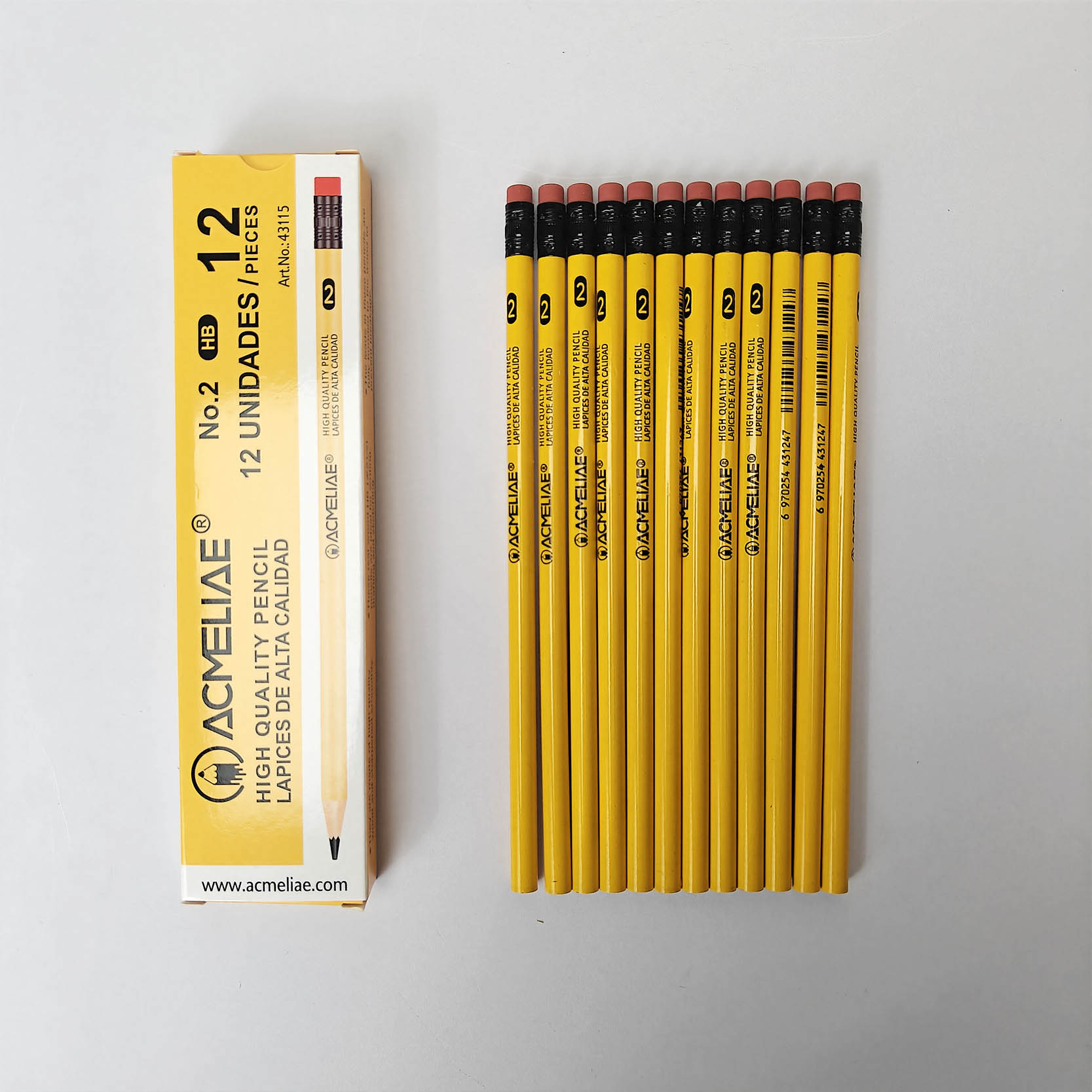 ACMELIAE writing pencil Yellow Pencil with eraser  43115