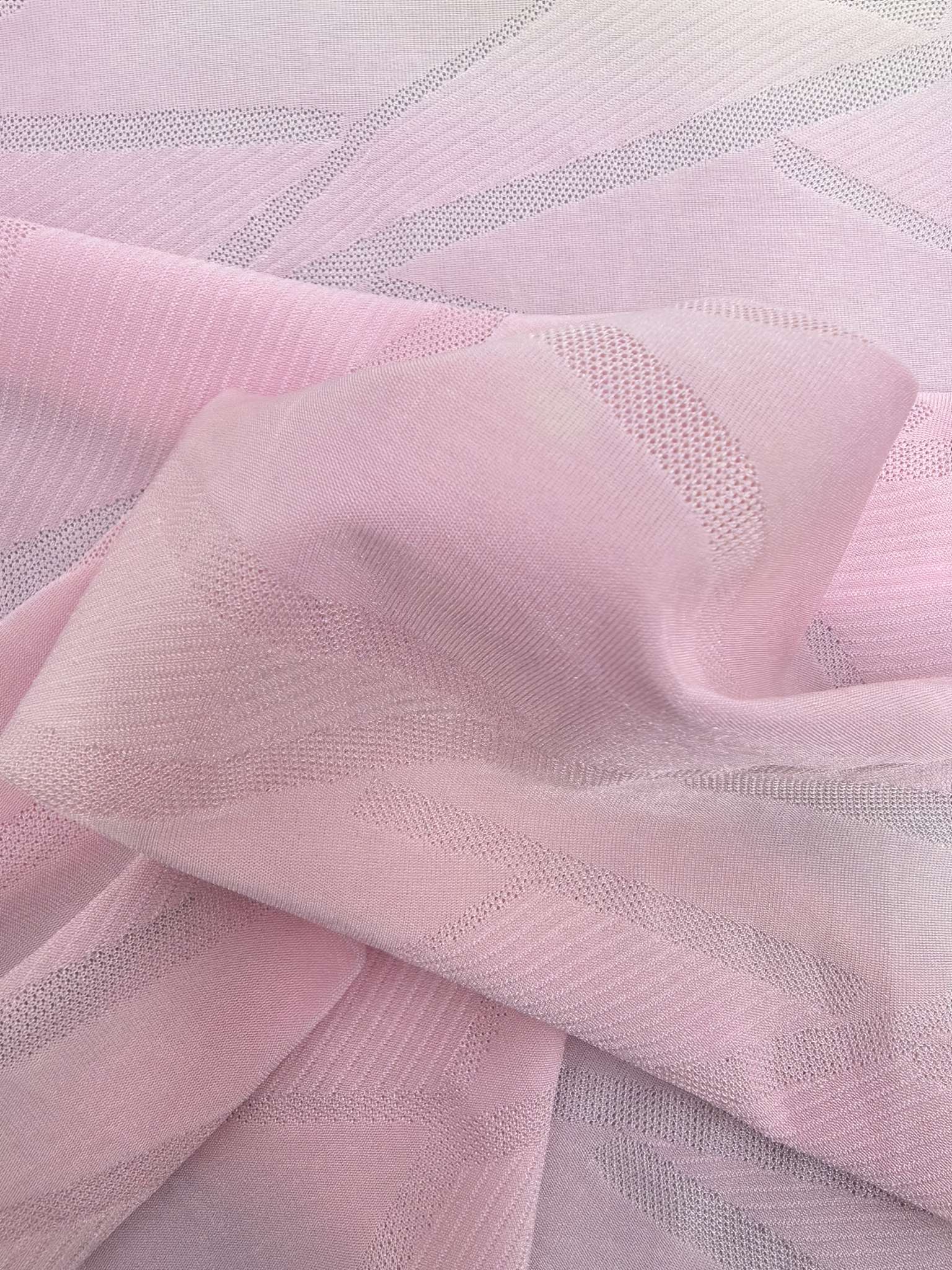 WKA90556 nylon knitted close-knit jacquard three-position structure is breathable and has a three-dimensional effect. It is suitable for face masks and underwear. Independent innovation, targeted development, and custom-made based on samples detail image 3