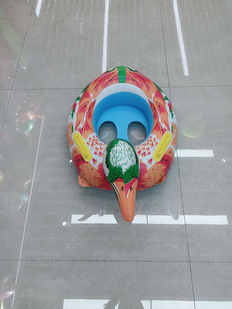 儿童充气带头艇婴幼儿玩具动物带头坐艇防侧翻坐圈详情图6