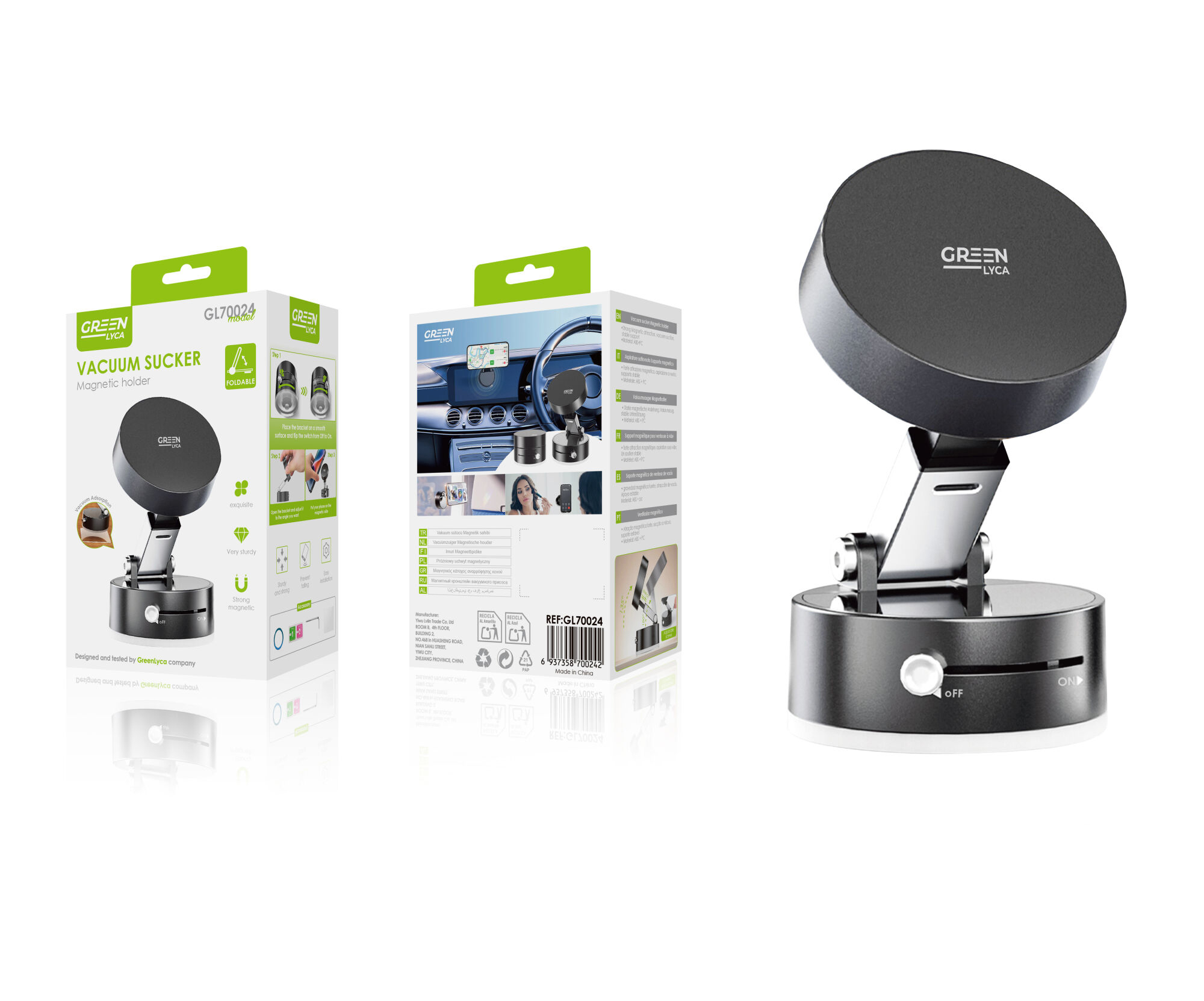 跨境爆款Magsafe磁吸手机支架合金材质桌面支架车载之家