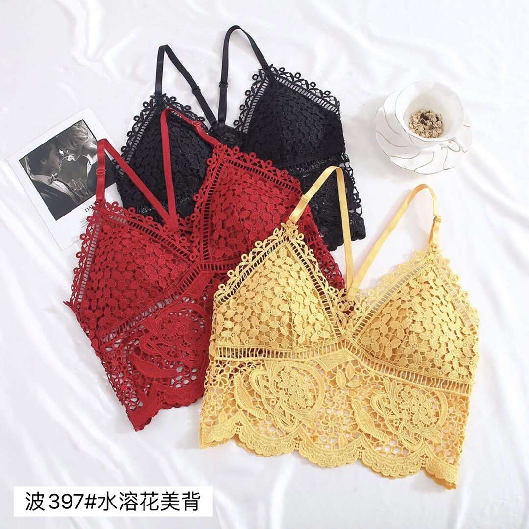 水溶花美背系列～吊带背心带胸垫详情图3