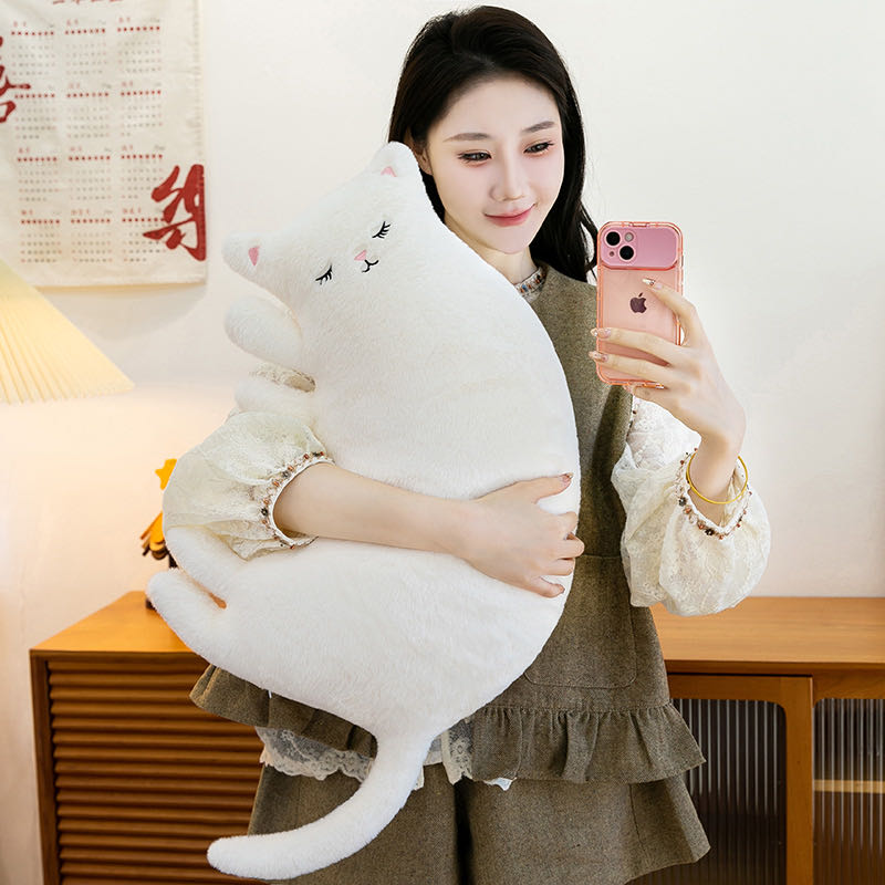 Cute long-strip dopamine doll sofa plush toy cushion for girls as a gift Specification image