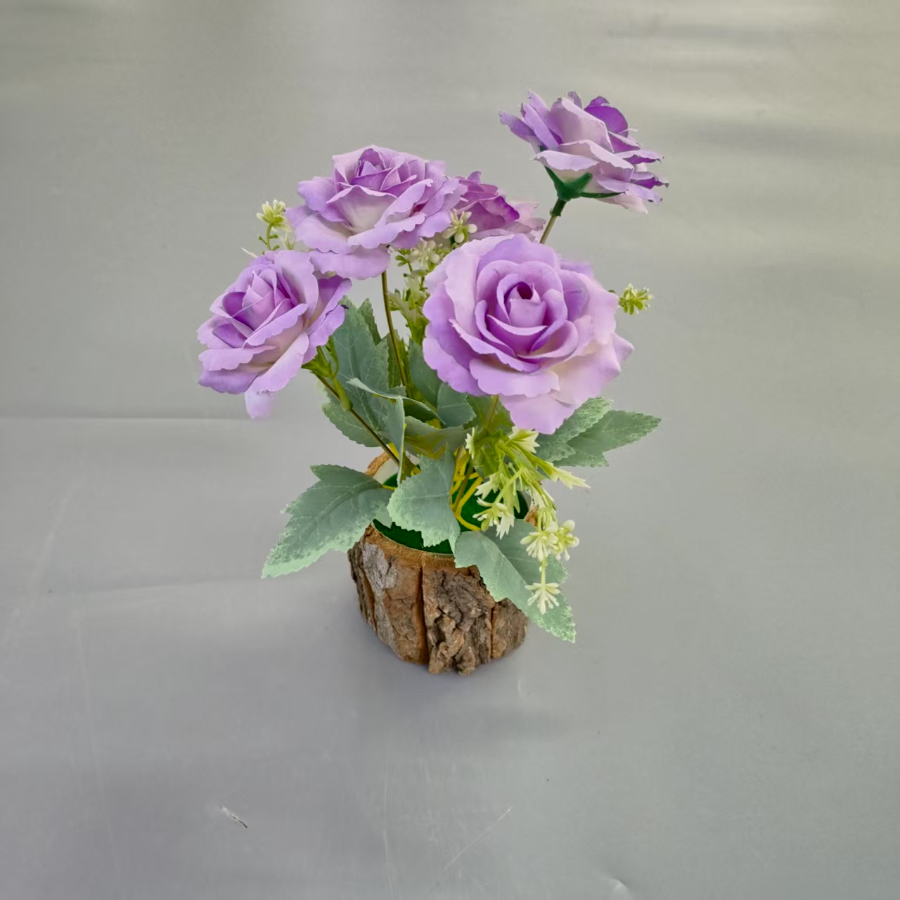 4公分玫瑰花头/玫瑰/花杆/竹木/火把狂欢夜导具细节图