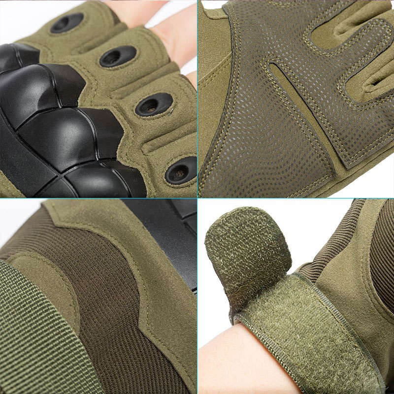 Wholesale of outdoor tactical full-finger gloves, men's cycling, mountain climbing, motorcycle sports, wear-resistant and anti-slip combat protective gloves Specification image